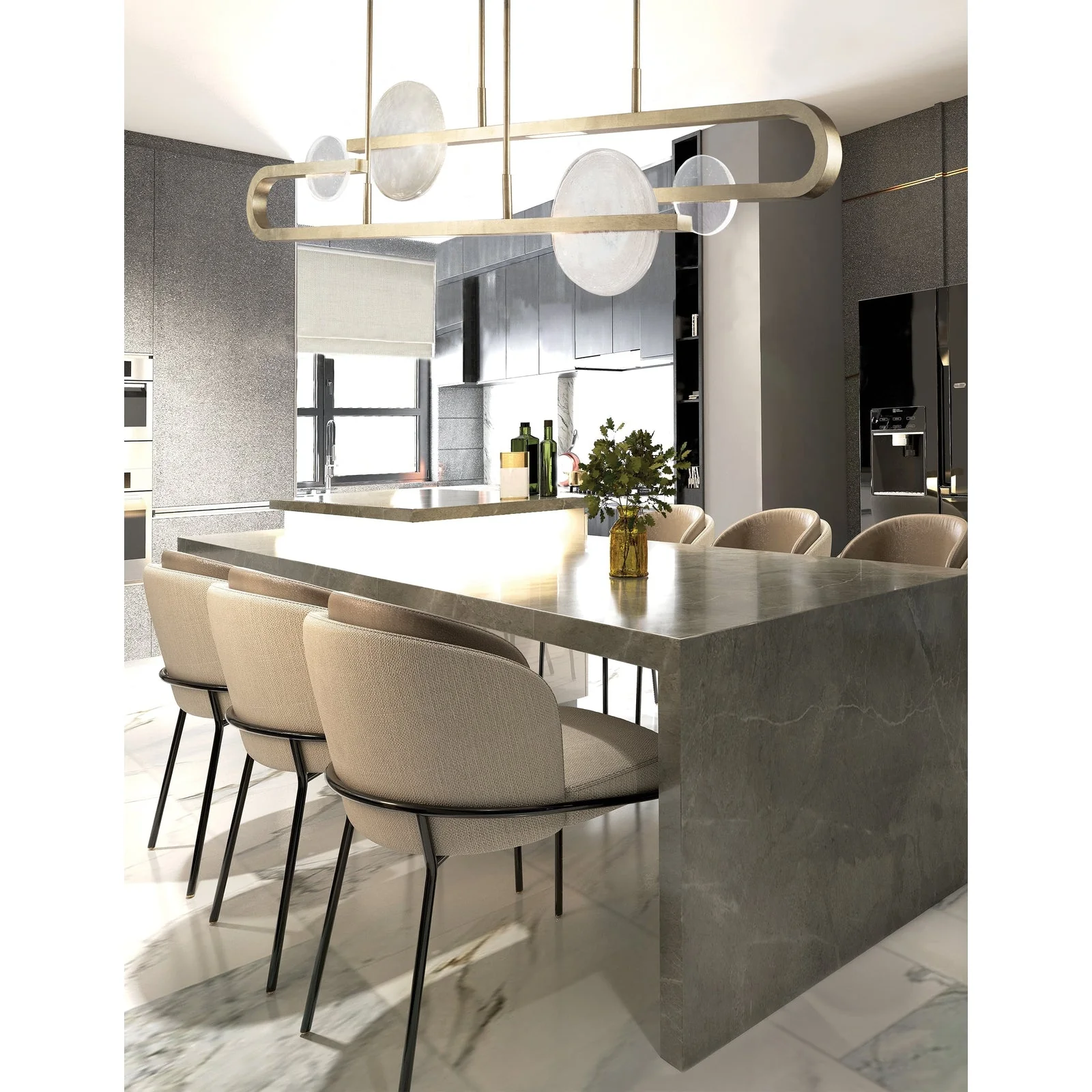 Fine Art Selene 65" Pendant in New Moon - Image 23