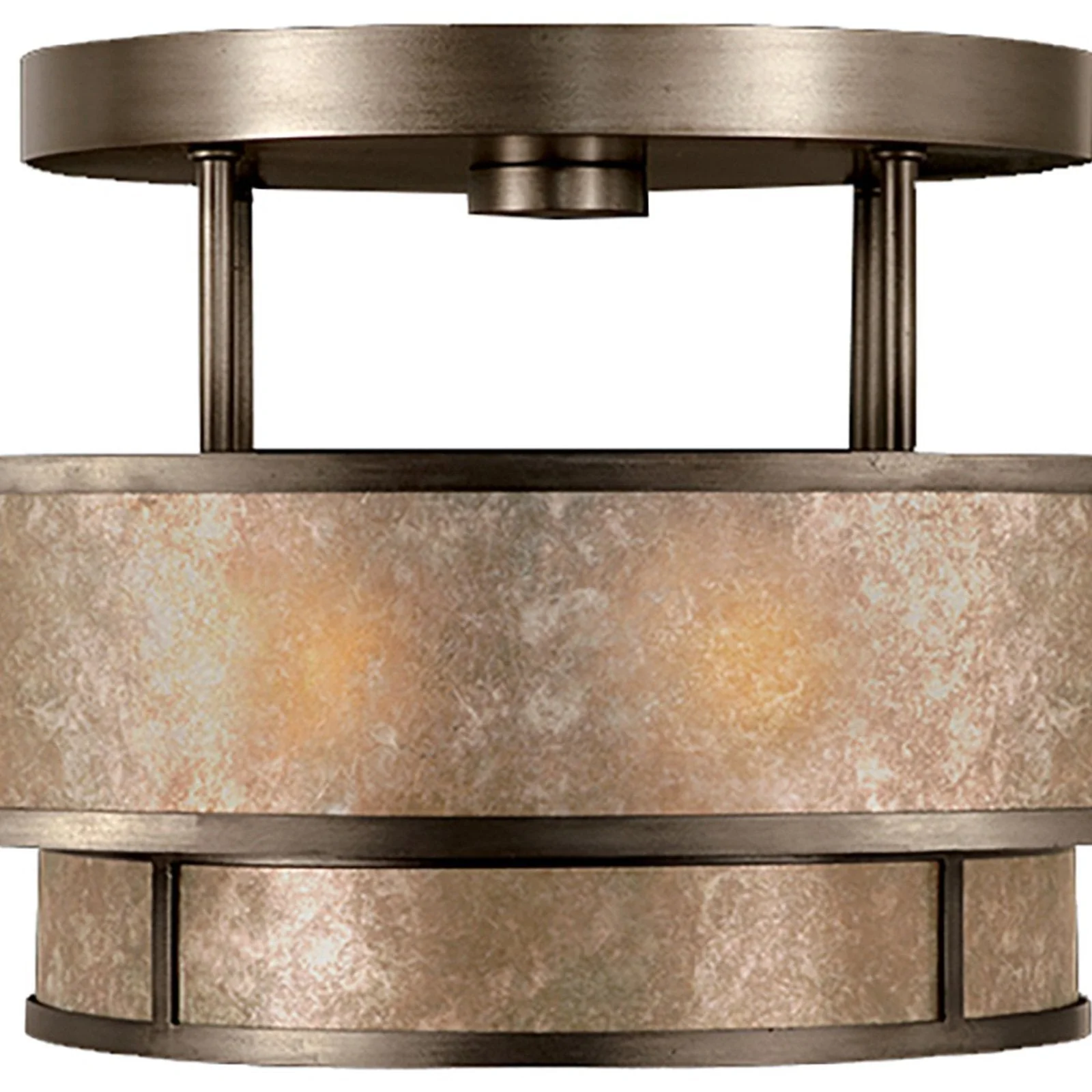 Fine Art Singapore Moderne 24" Round Semi-Flush Mount - Image 3