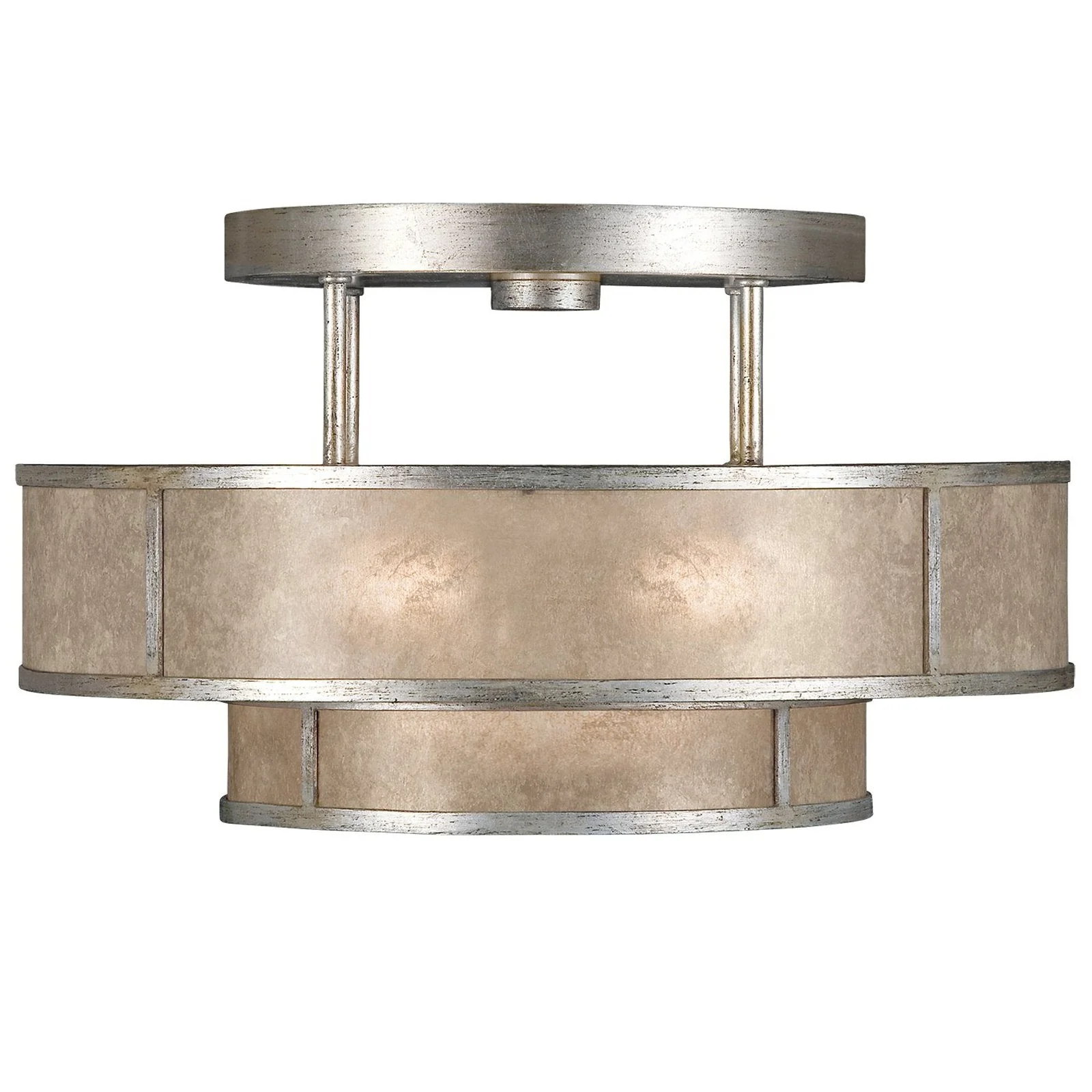Fine Art Singapore Moderne 24" Round Semi-Flush Mount - Image 4