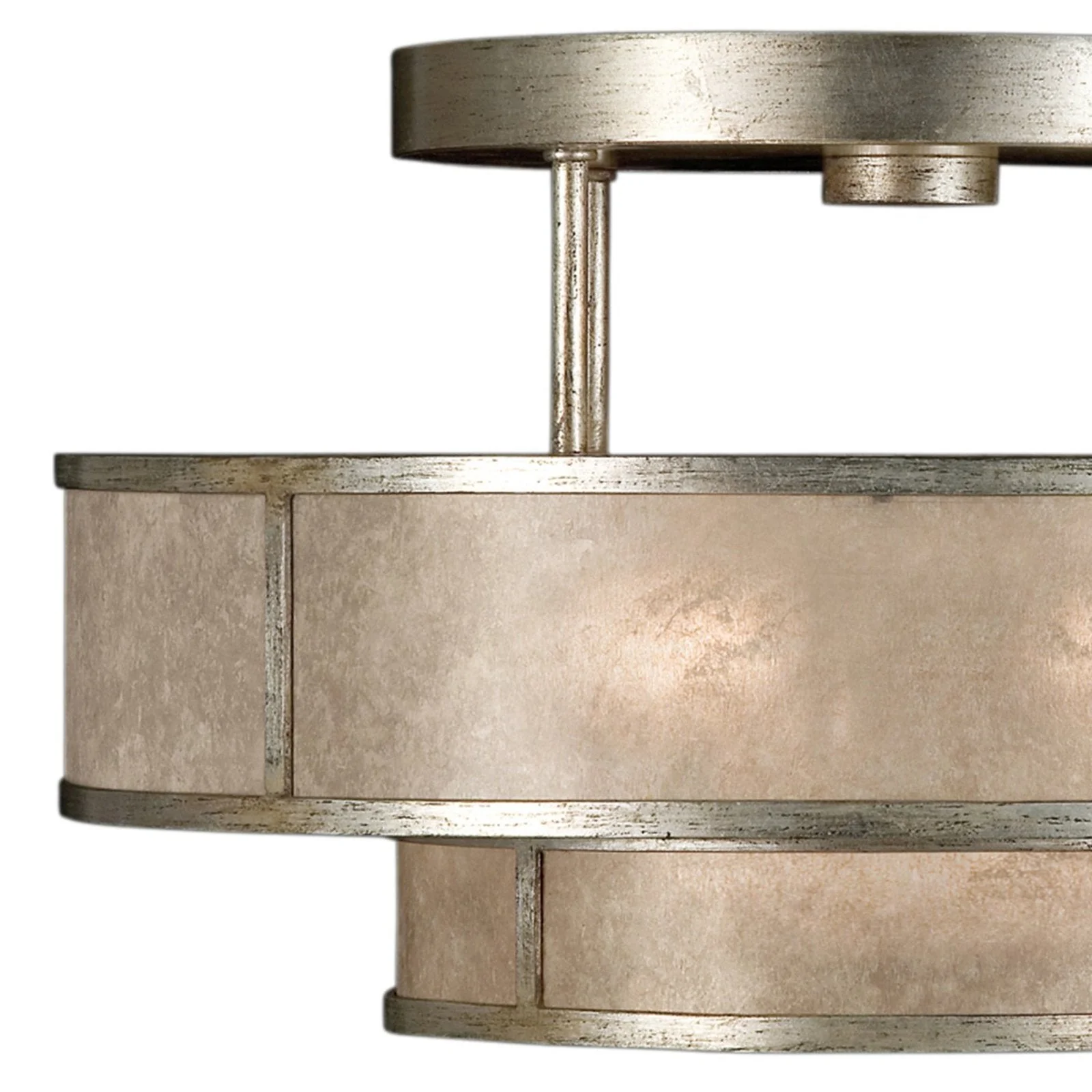 Fine Art Singapore Moderne 24" Round Semi-Flush Mount - Image 5