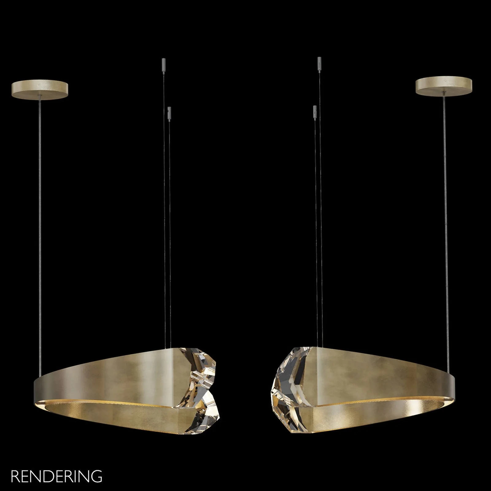 Fine Art Strata 49" Round Pendant - Image 3