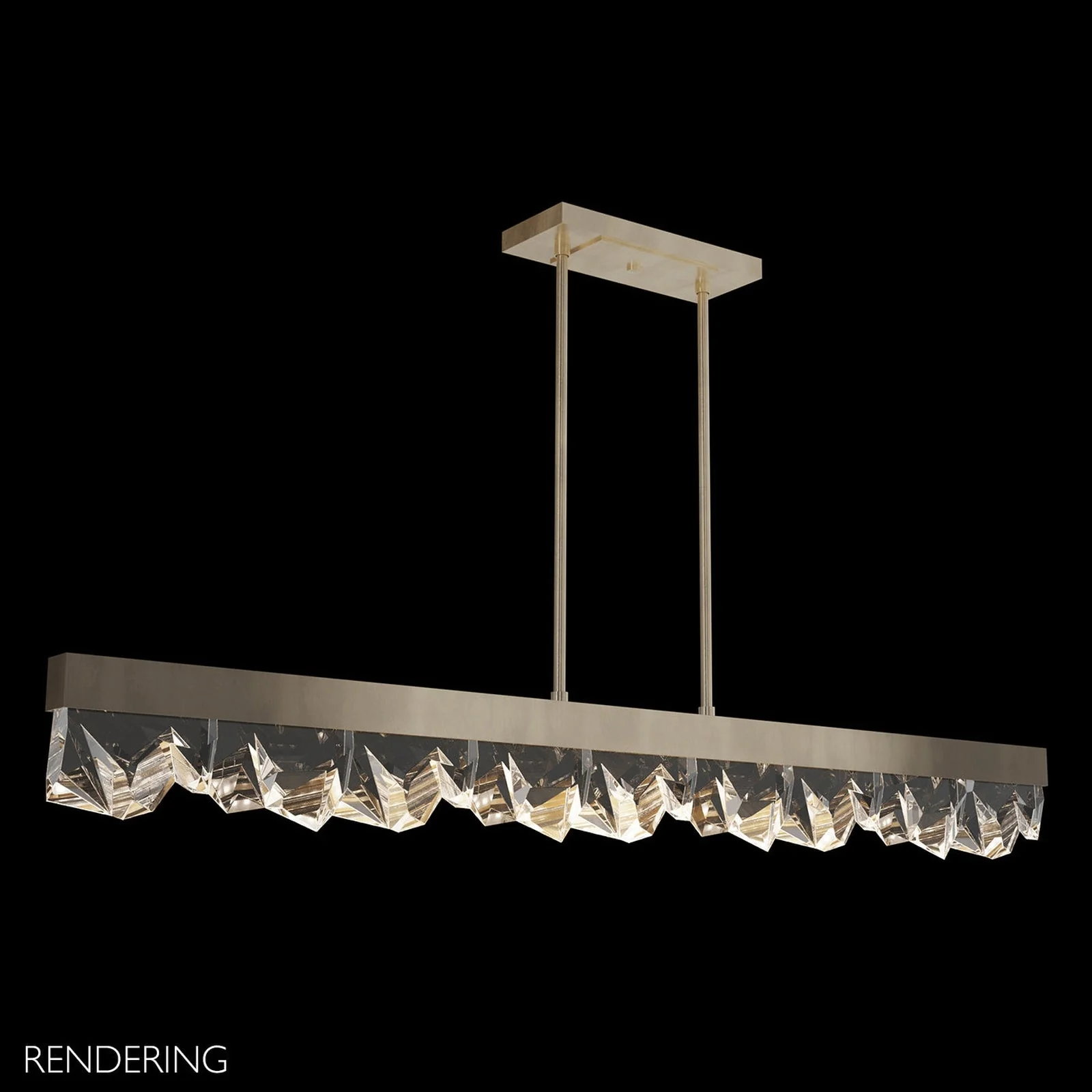 Fine Art Strata 54.5" Single Linear Pendant - Image 3