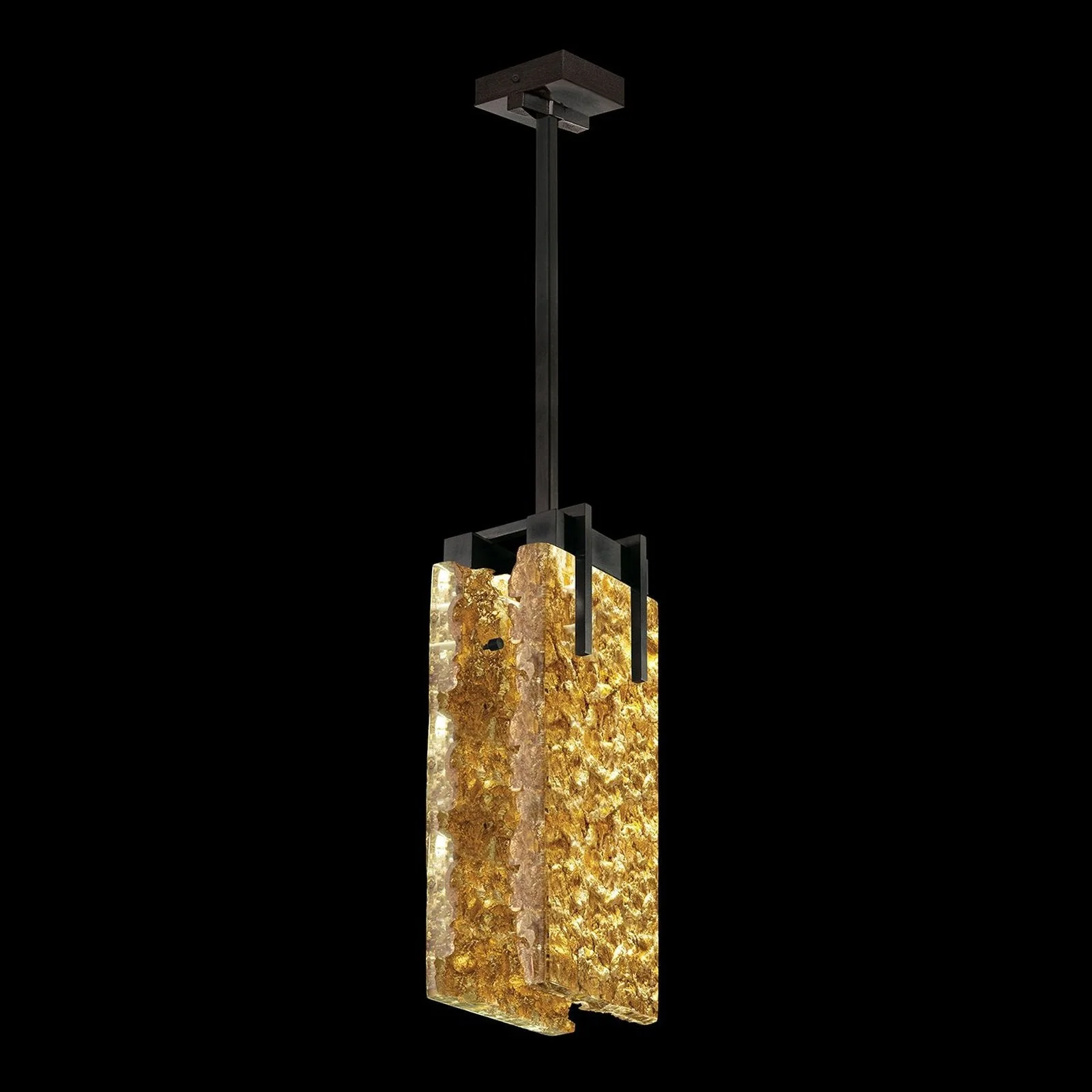 Fine Art Terra 7.75" Tall Rectangular Pendant - Image 3