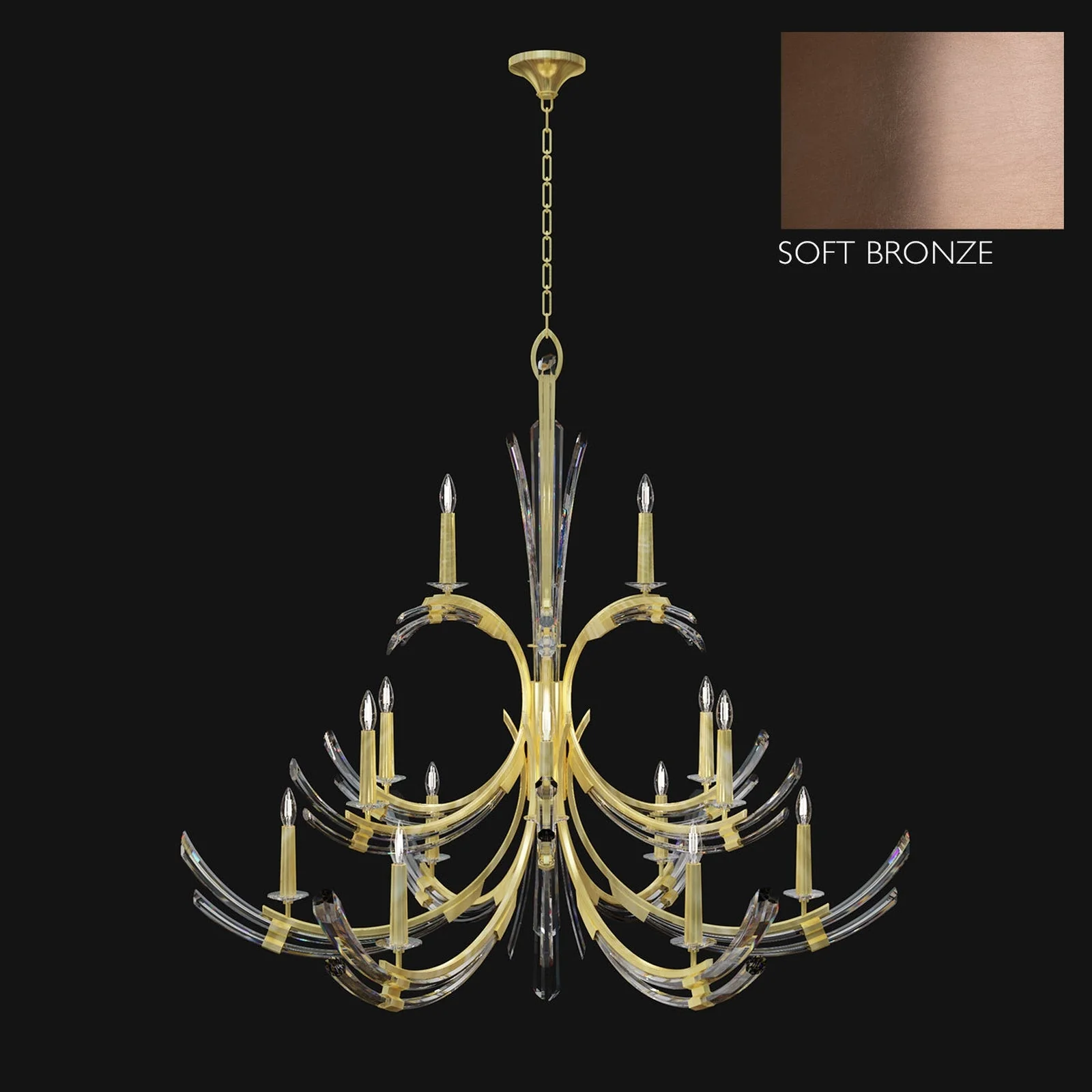 Fine Art Trevi 15 Light 56" Round Chandelier - Image 3