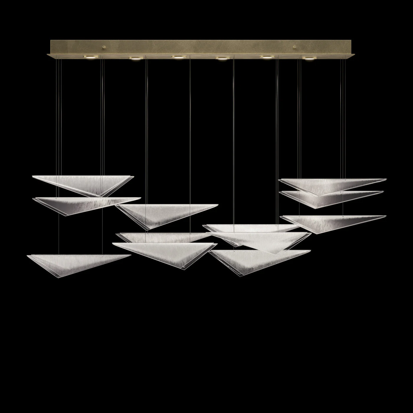 Fine Art Volo 3000 Lumens 58"W Rectangular Pendant - Image 19