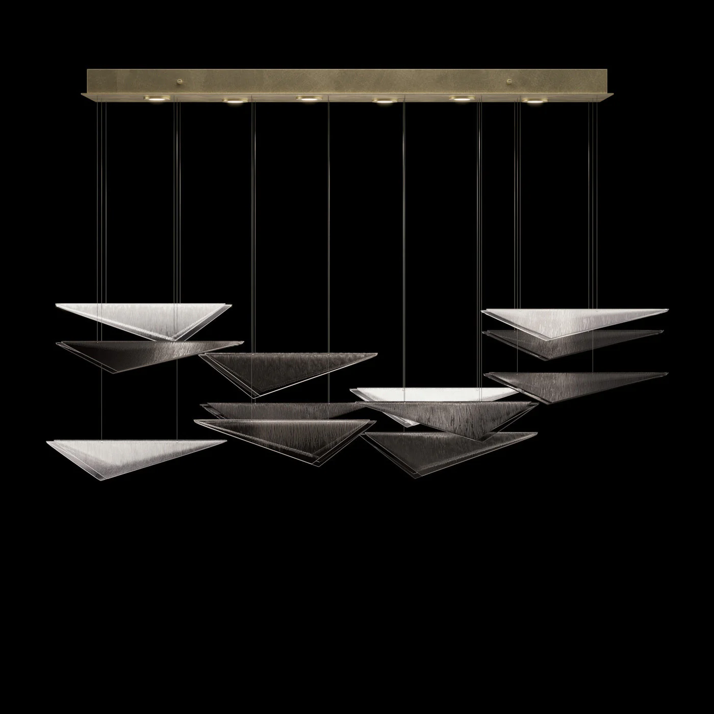 Fine Art Volo 3000 Lumens 58"W Rectangular Pendant - Image 20