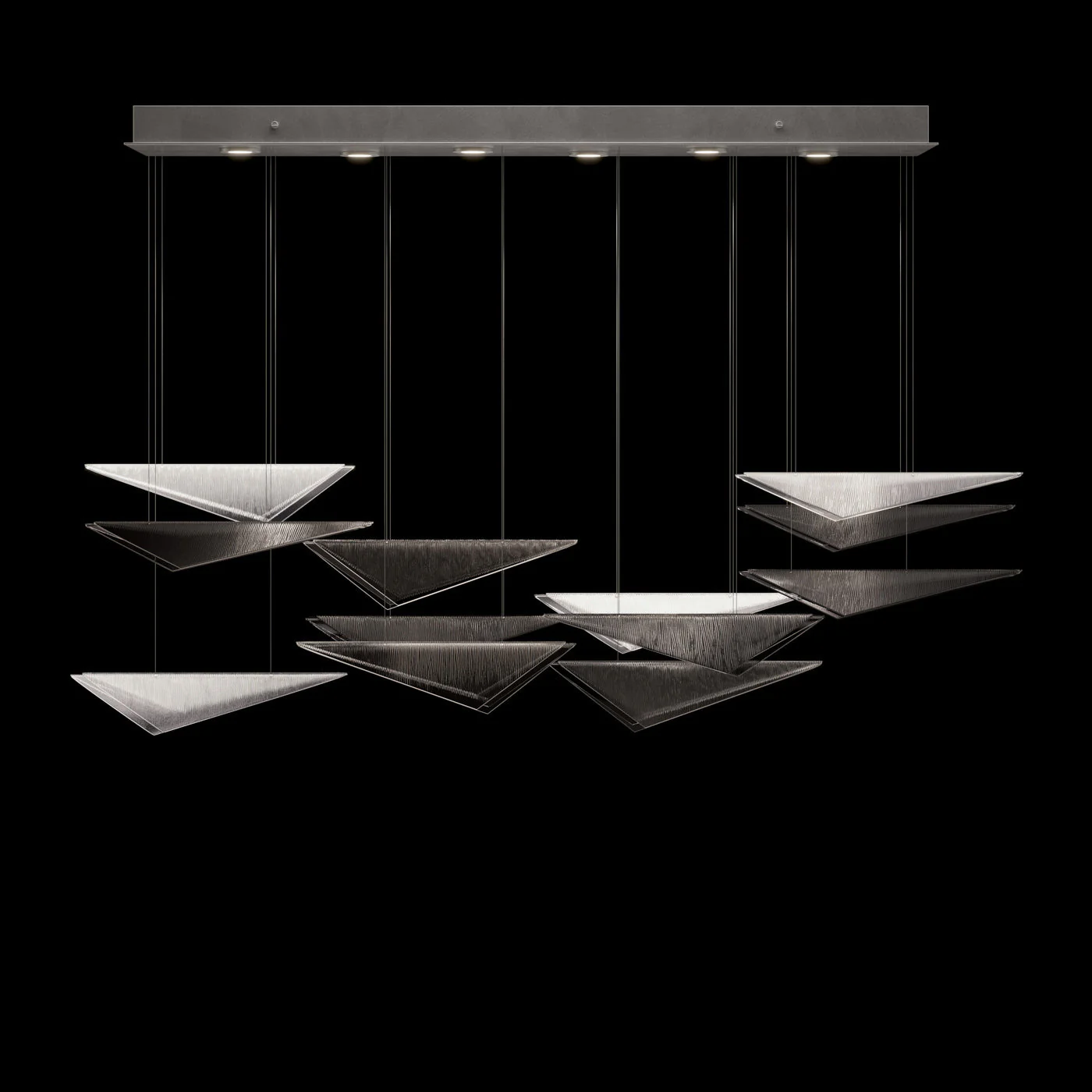 Fine Art Volo 3000 Lumens 58"W Rectangular Pendant - Image 4