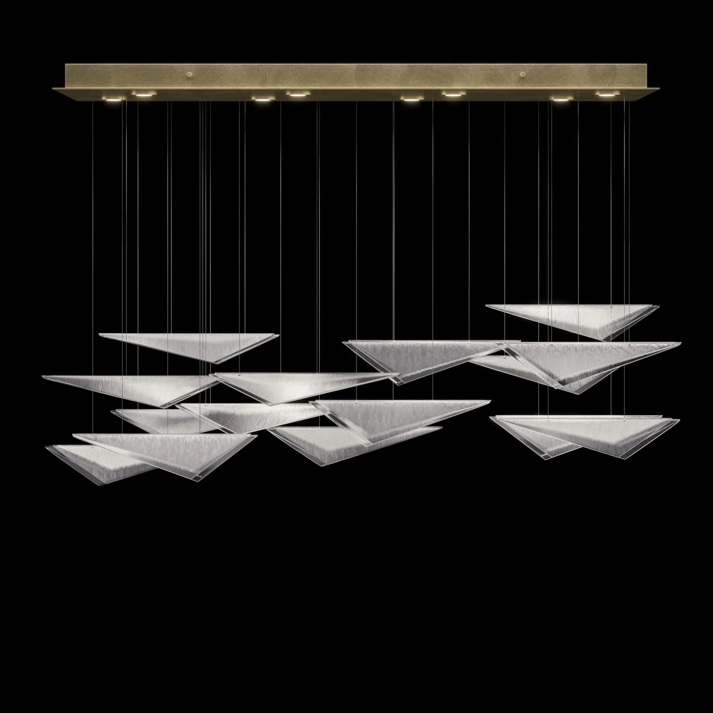 Fine Art Volo 4000 Lumens 58"W Rectangular Pendant - Image 16