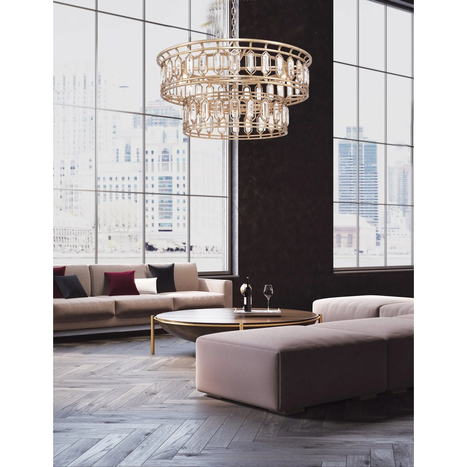 Fine Art Westminster 42" Round Pendant 890140 - Image 3