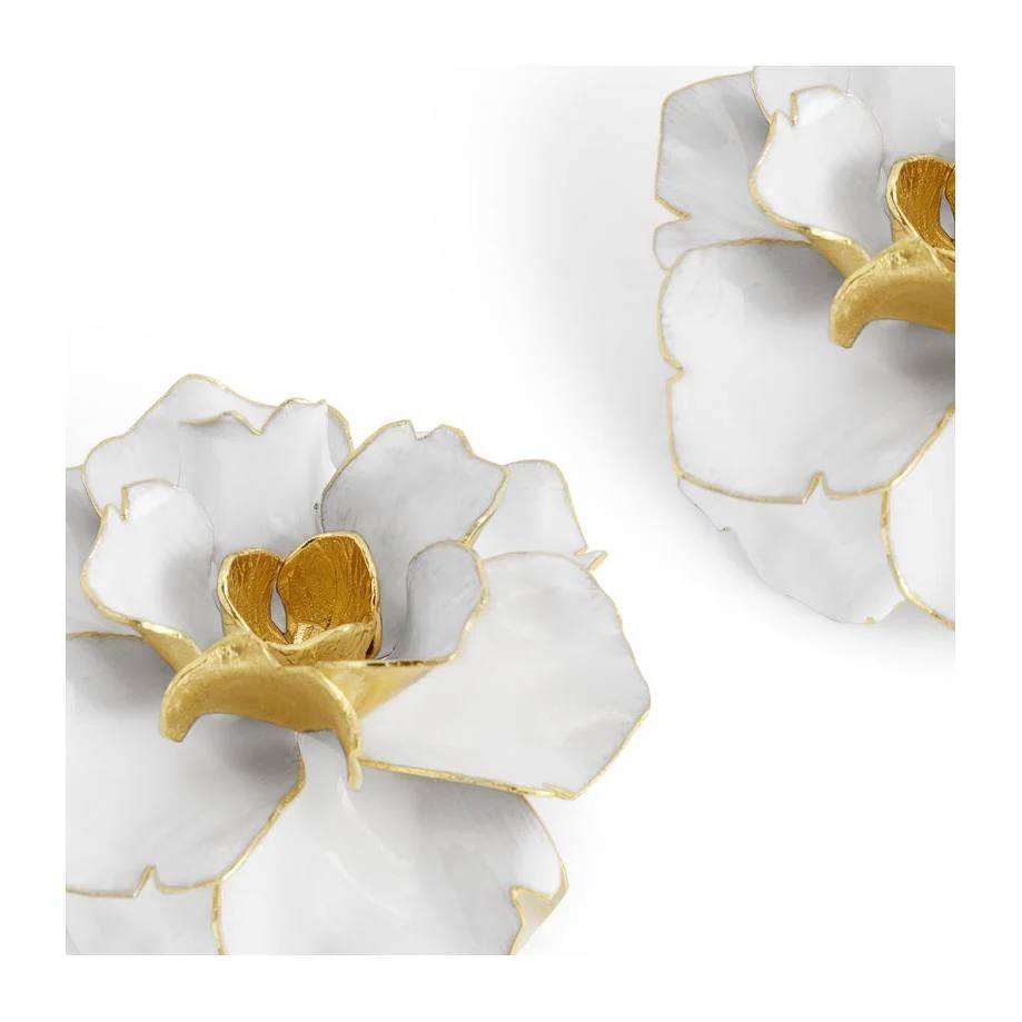 Michael Aram Gardenia Candleholders S/2 - Image 6