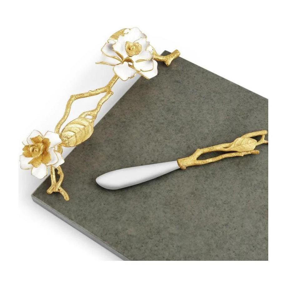 Michael Aram Gardenia Cheeseboard with Knife - Image 5
