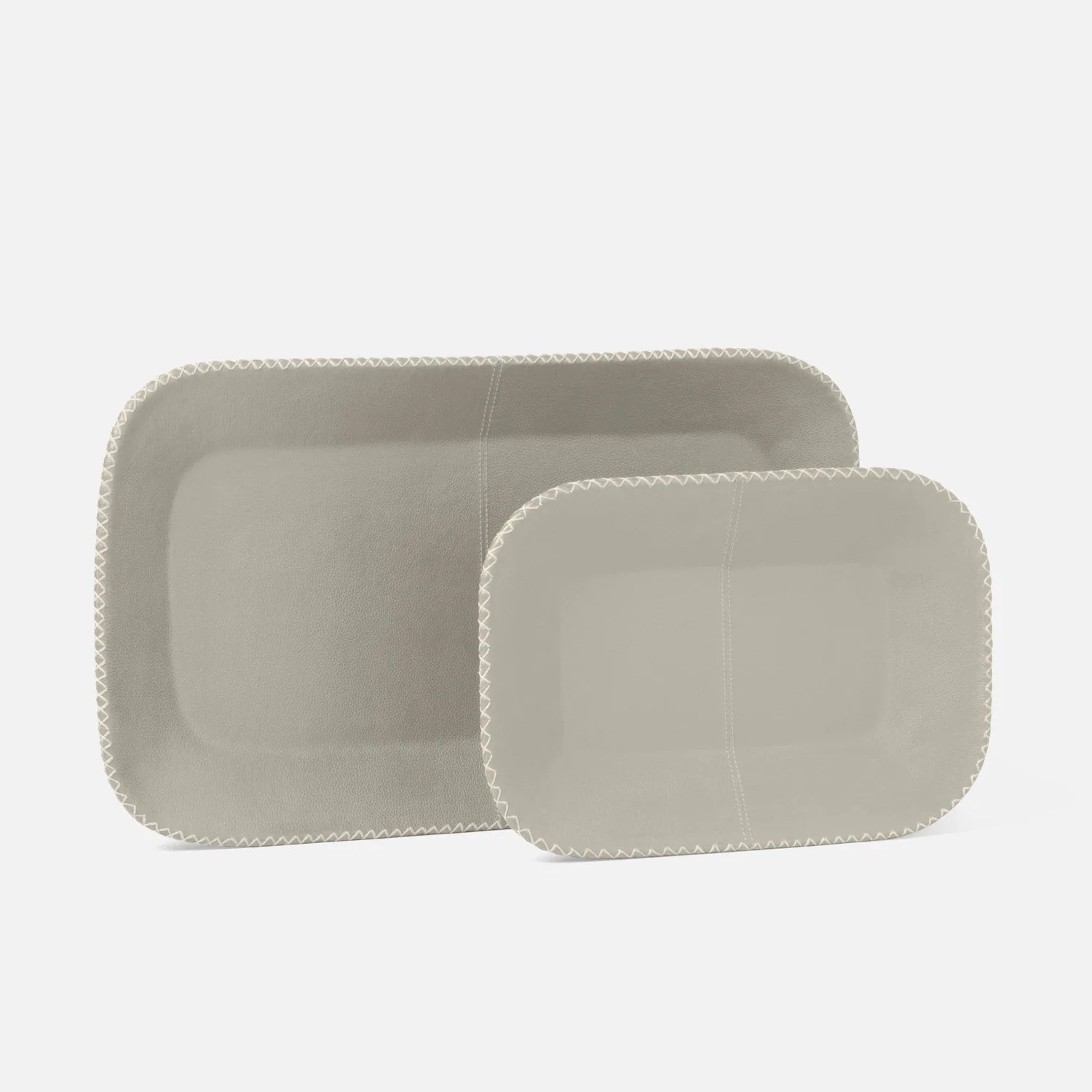 Georgia Leather Tray - Set of 2 - Image 8