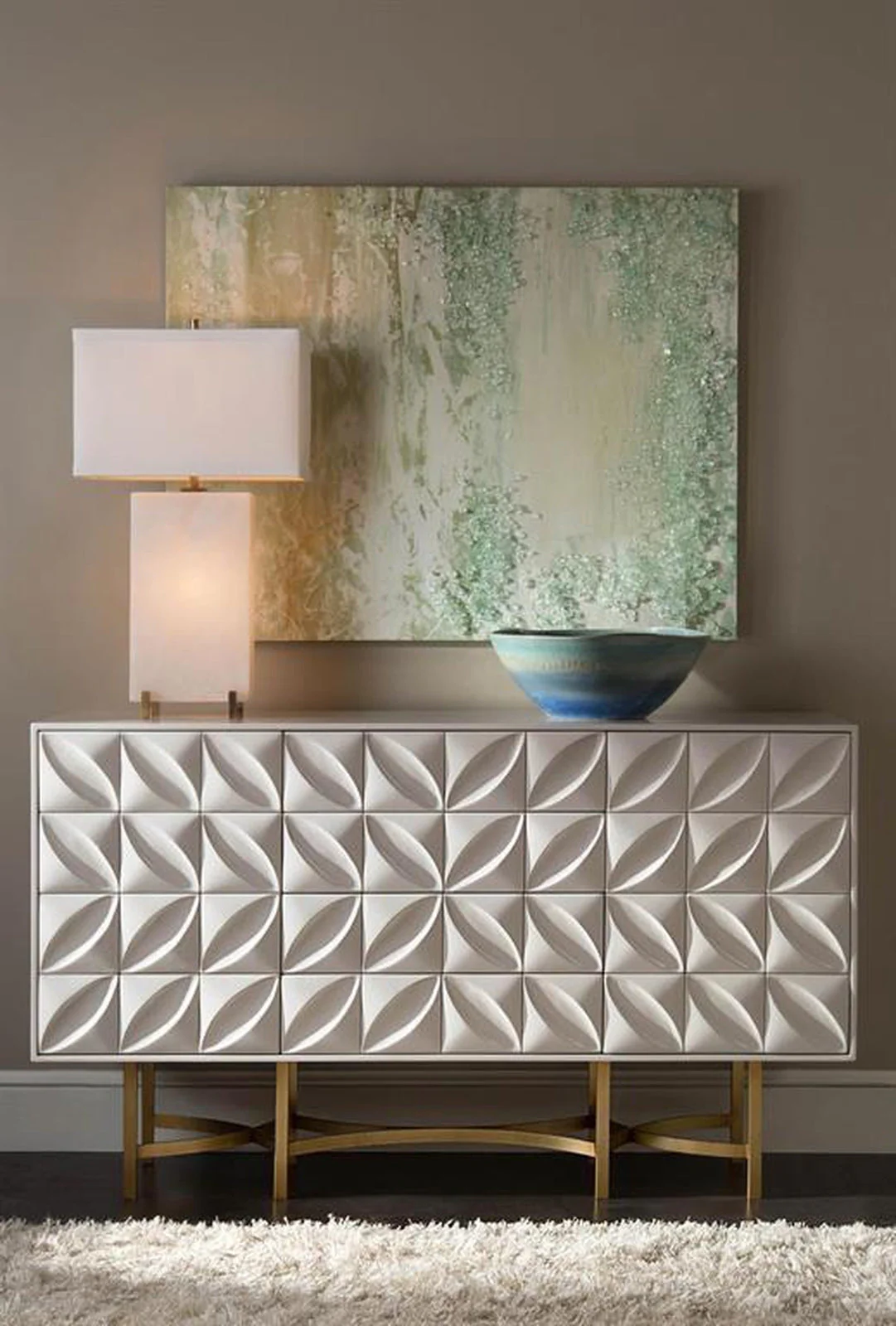 John Richard Ghost White Credenza - Image 5