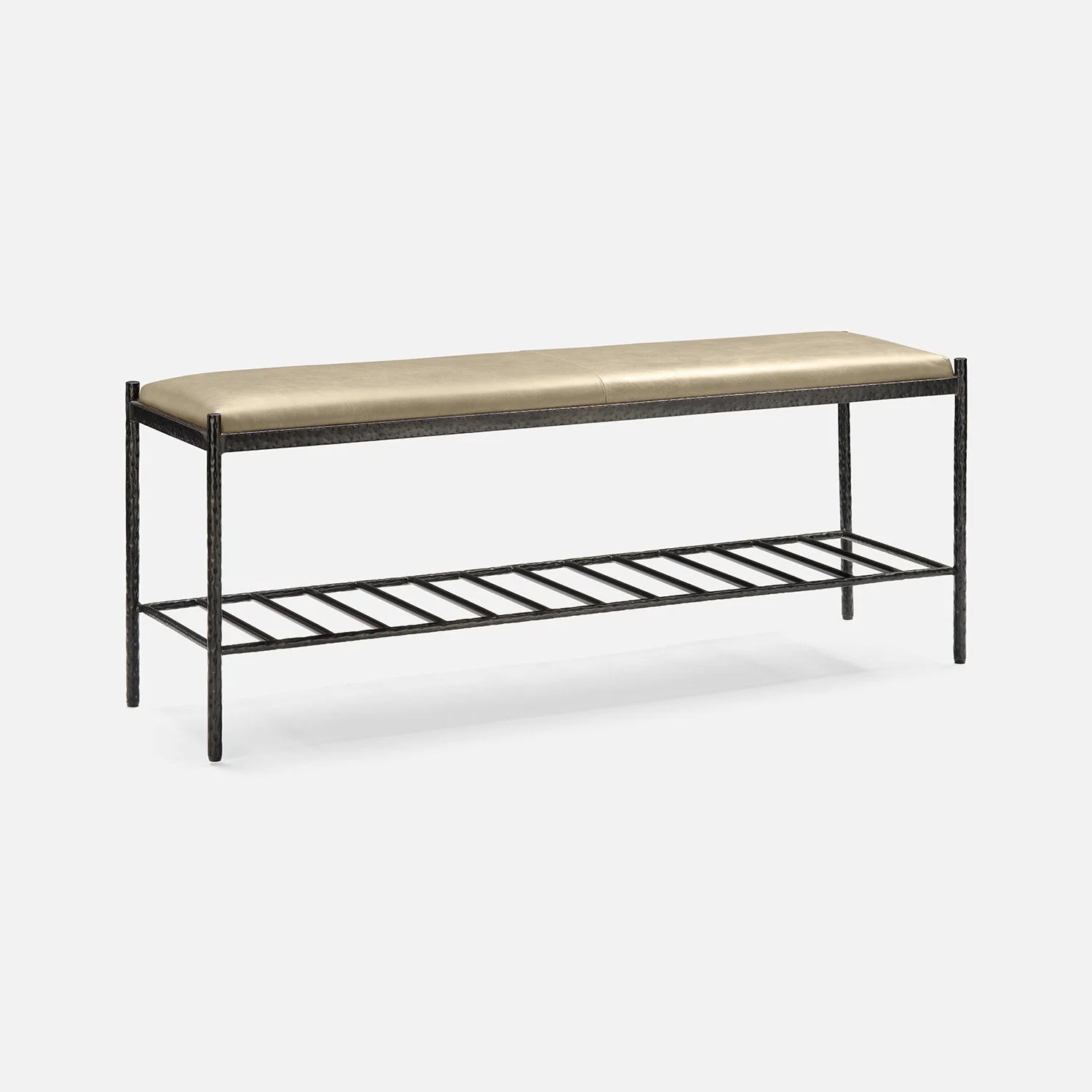 Giorgio Textured Leather Bench - Image 11