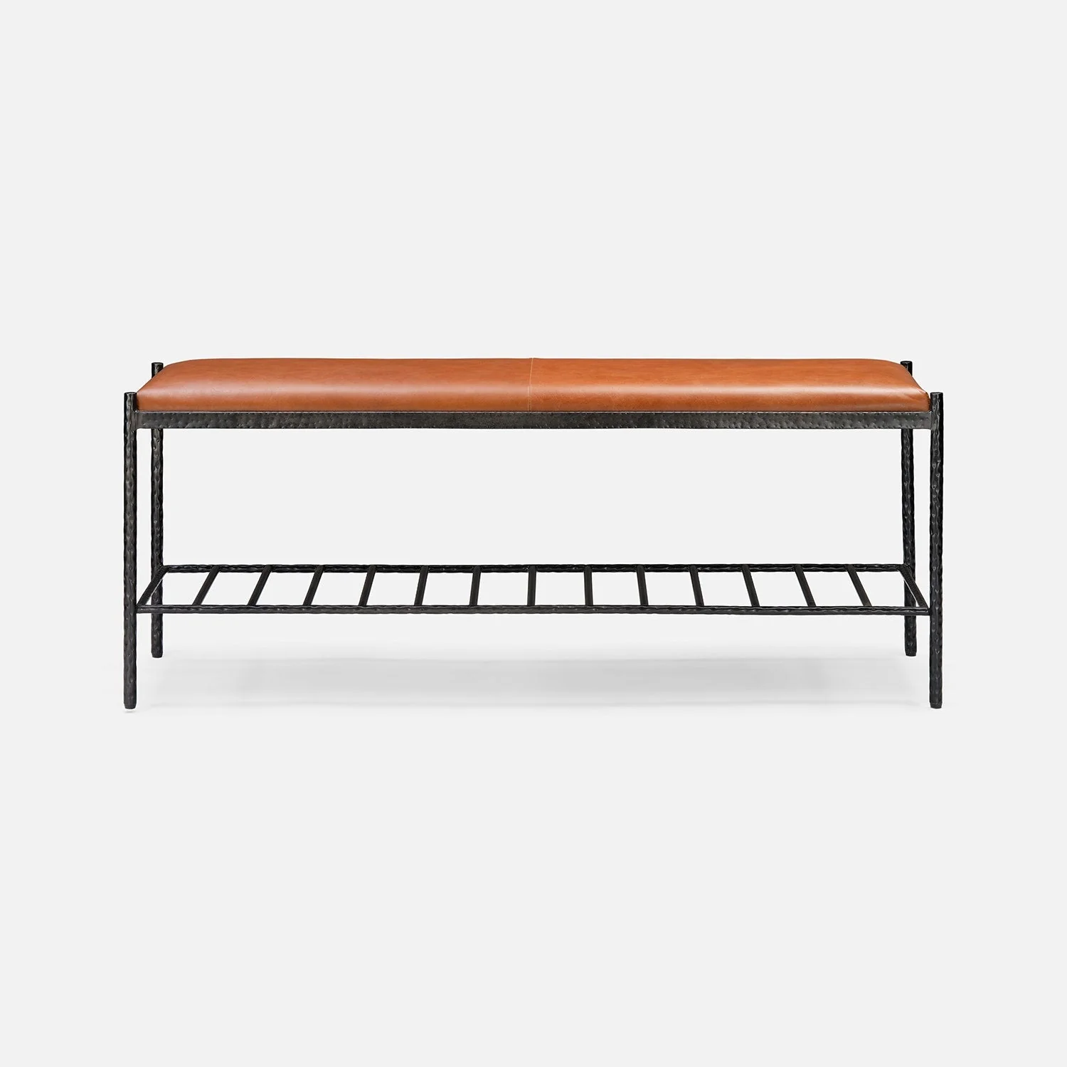 Giorgio Textured Leather Bench - Image 4
