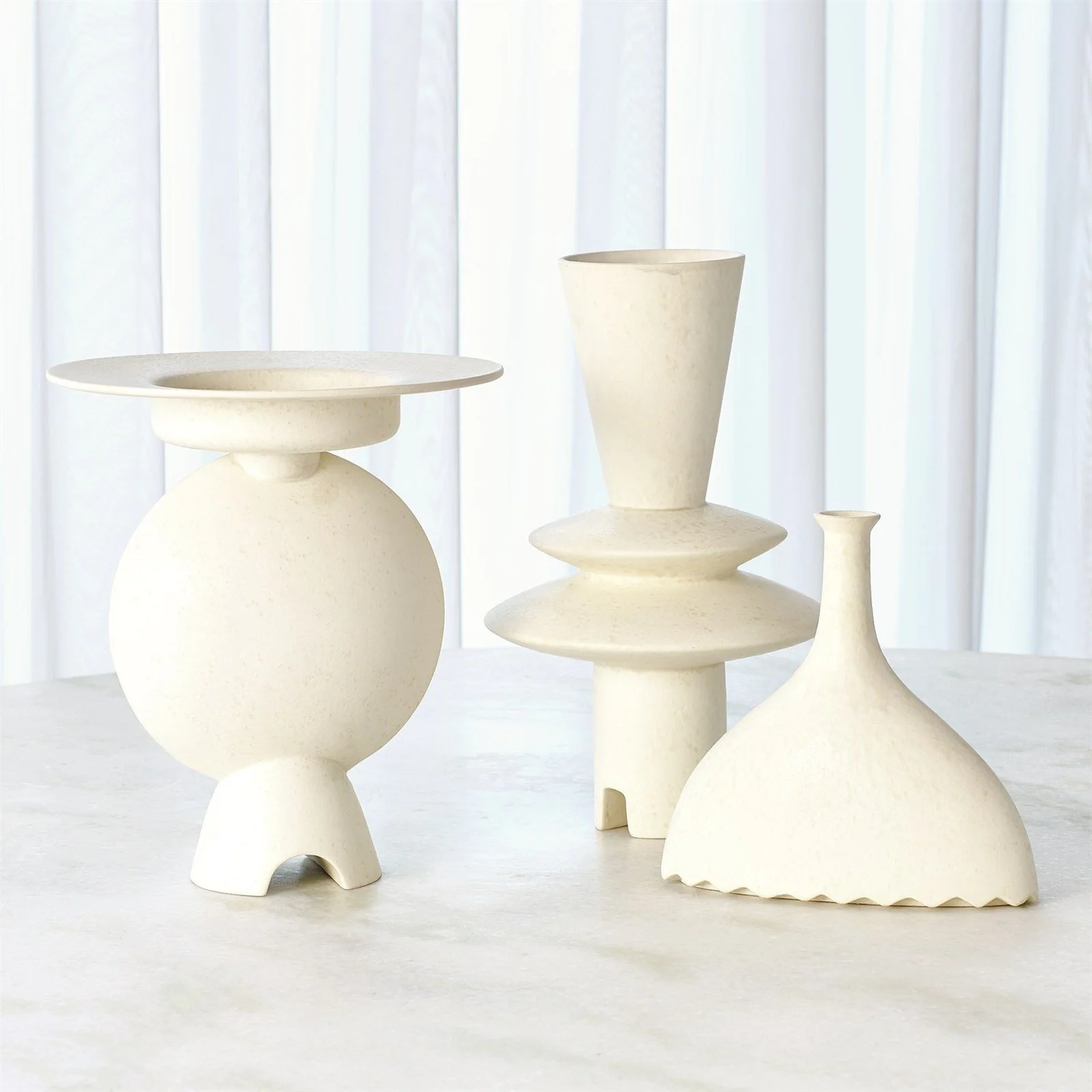 Global Views Adelyn Geometric Vase - Image 6