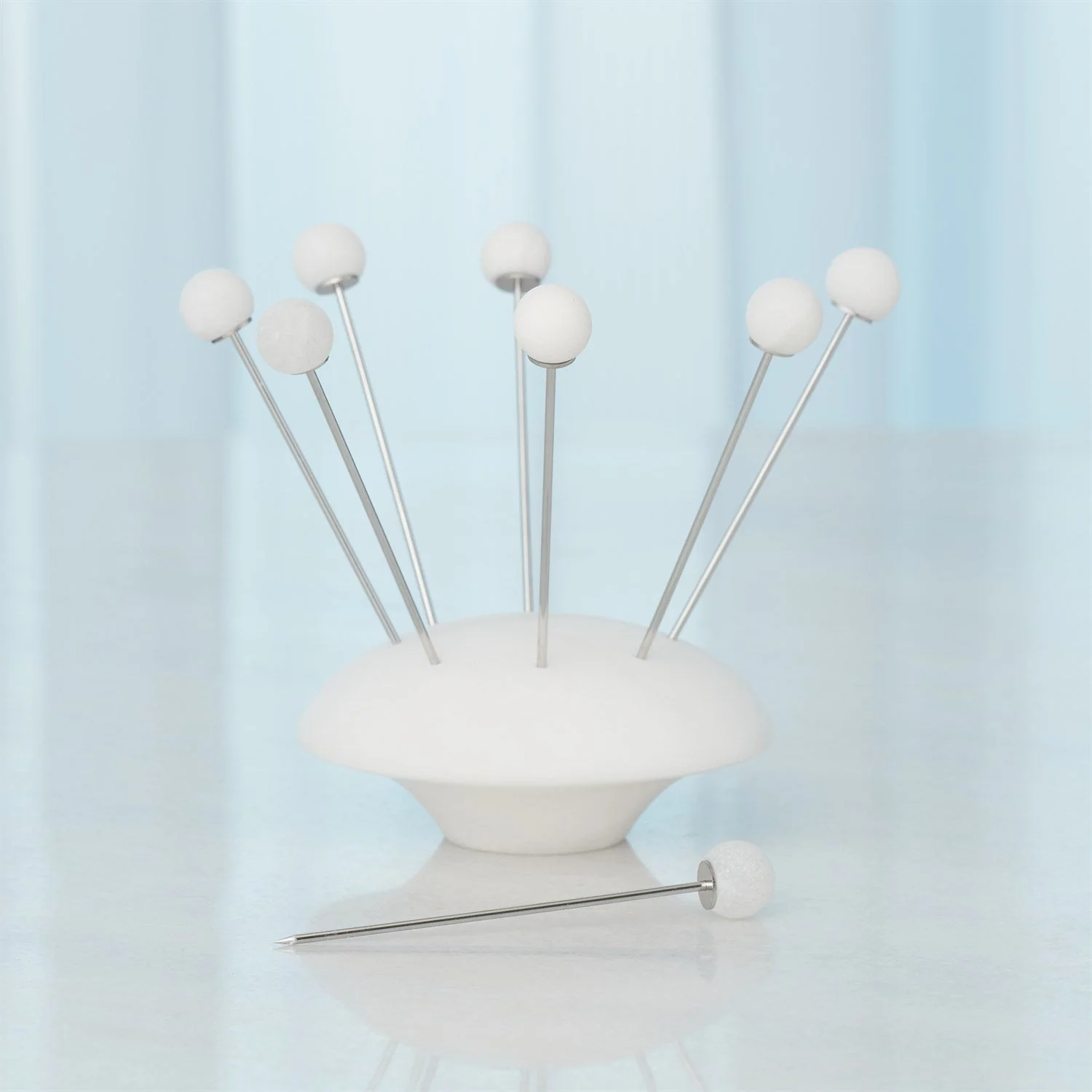 Global Views Alabaster Cocktail Picks - Set of 8 with Base - Image 6