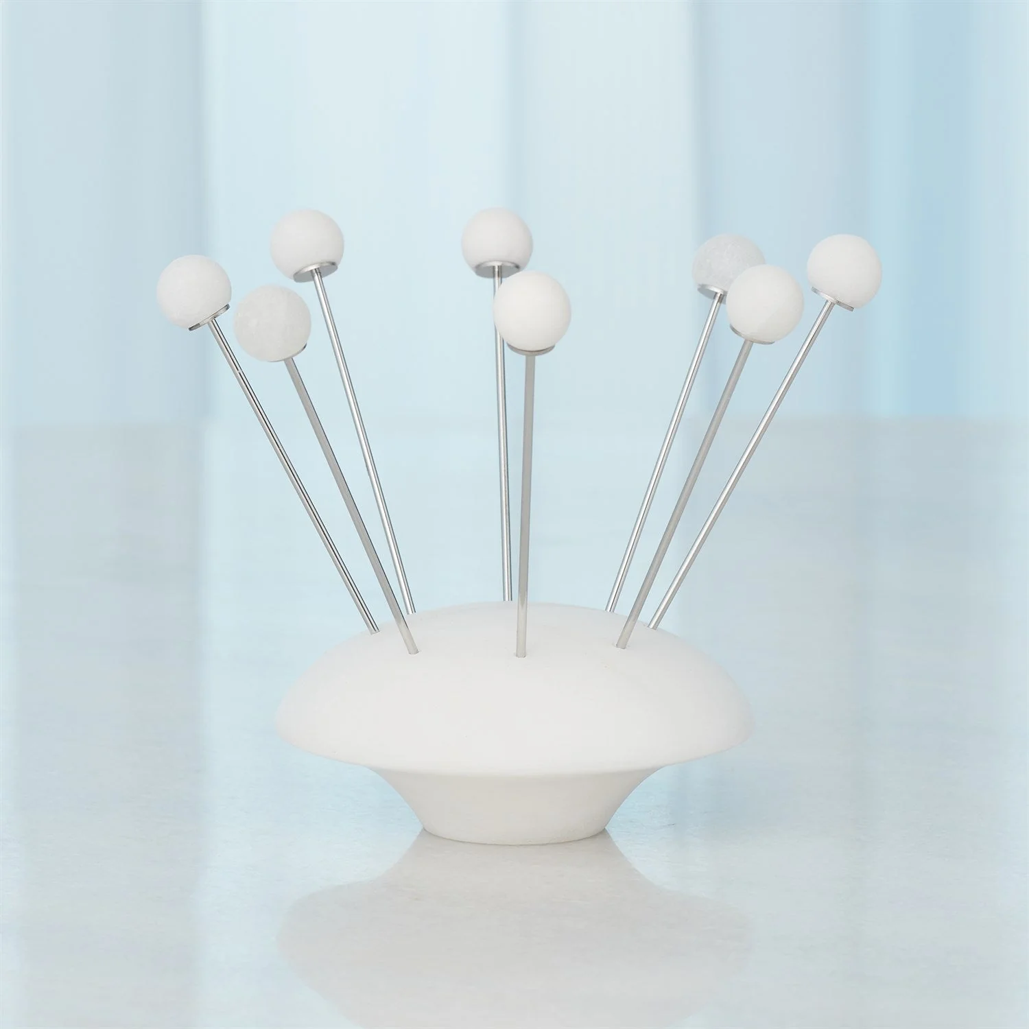 Global Views Alabaster Cocktail Picks - Set of 8 with Base - Image 7