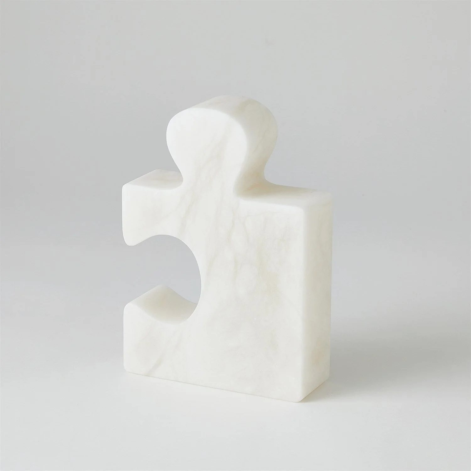 Global Views Alabaster Jigsaw Bookends - Set of 2 - Image 6