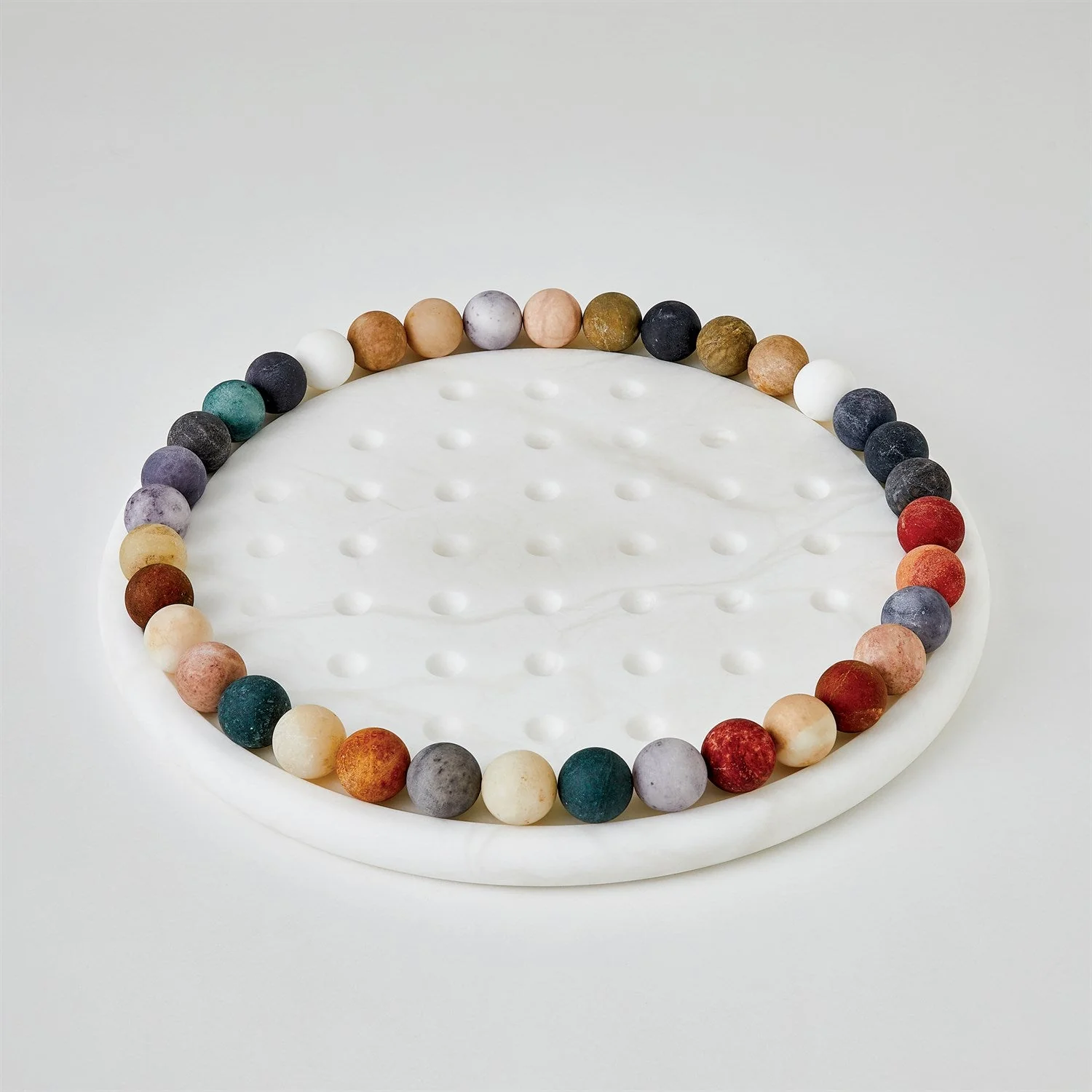 Global Views Alabaster Solitaire Game Set - Image 2