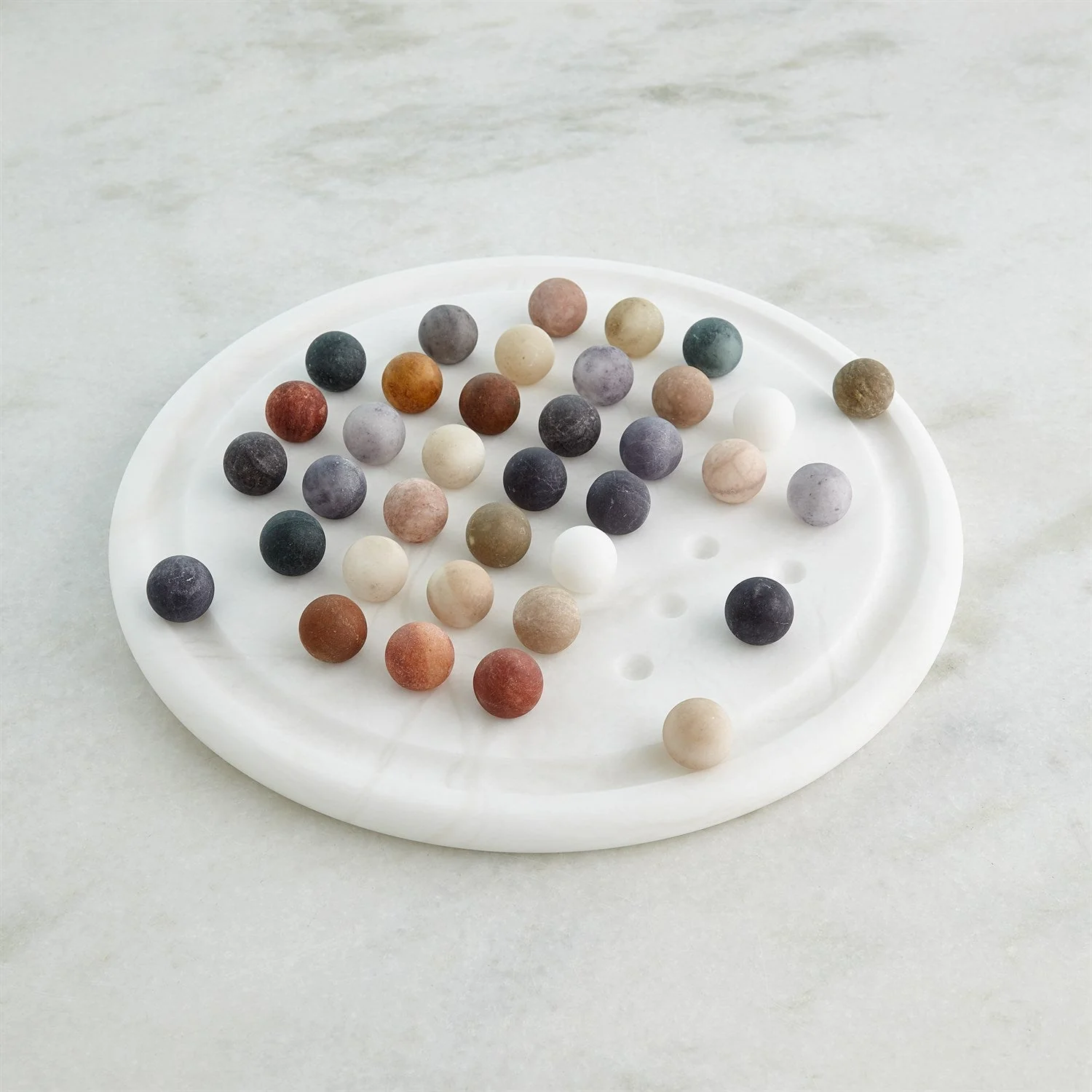 Global Views Alabaster Solitaire Game Set - Image 4