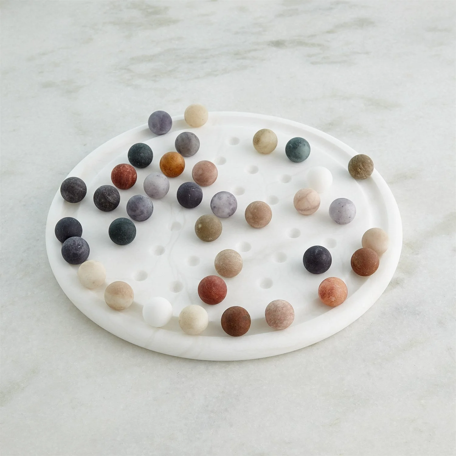 Global Views Alabaster Solitaire Game Set - Image 6