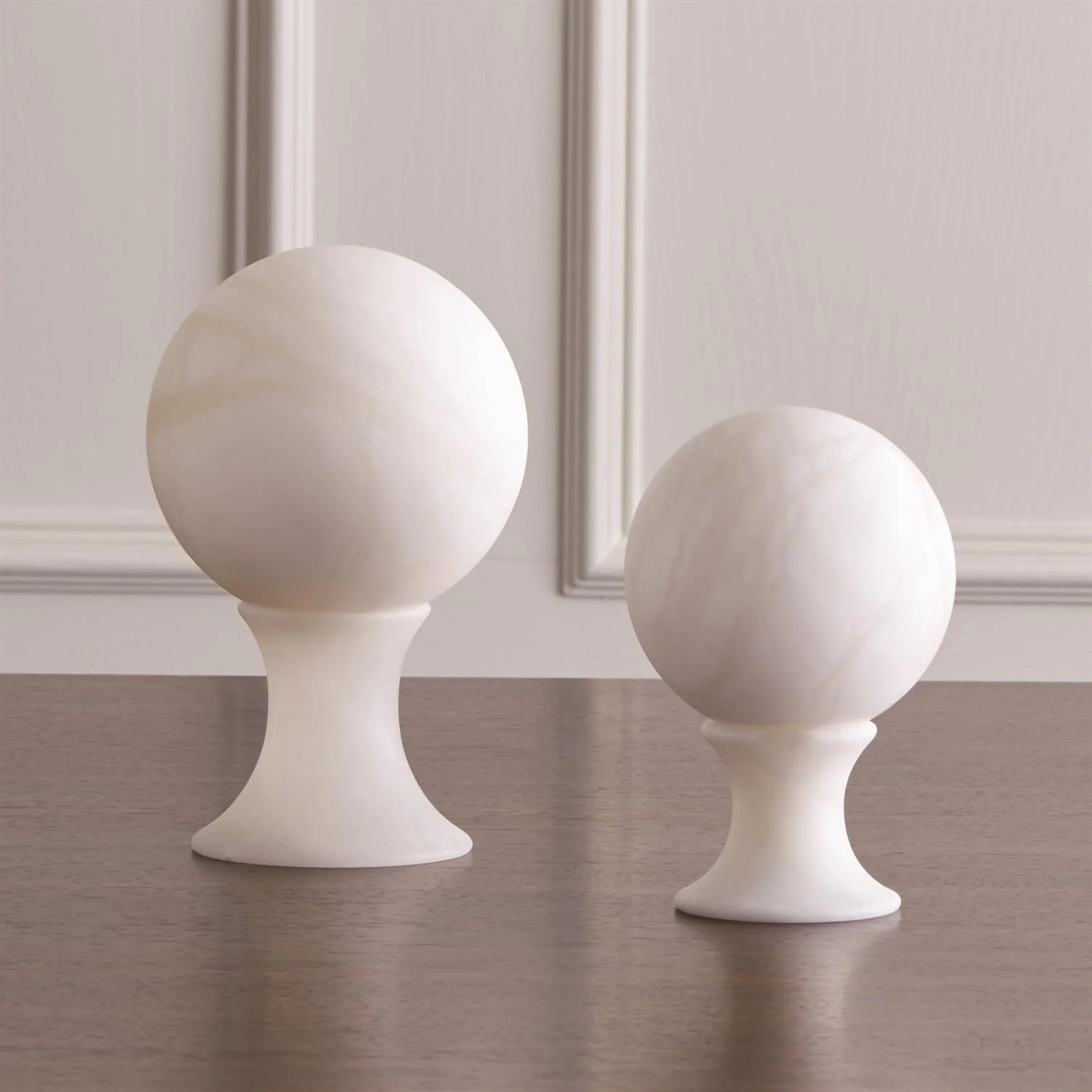 Global Views Alabaster Sphere Stand - Image 4