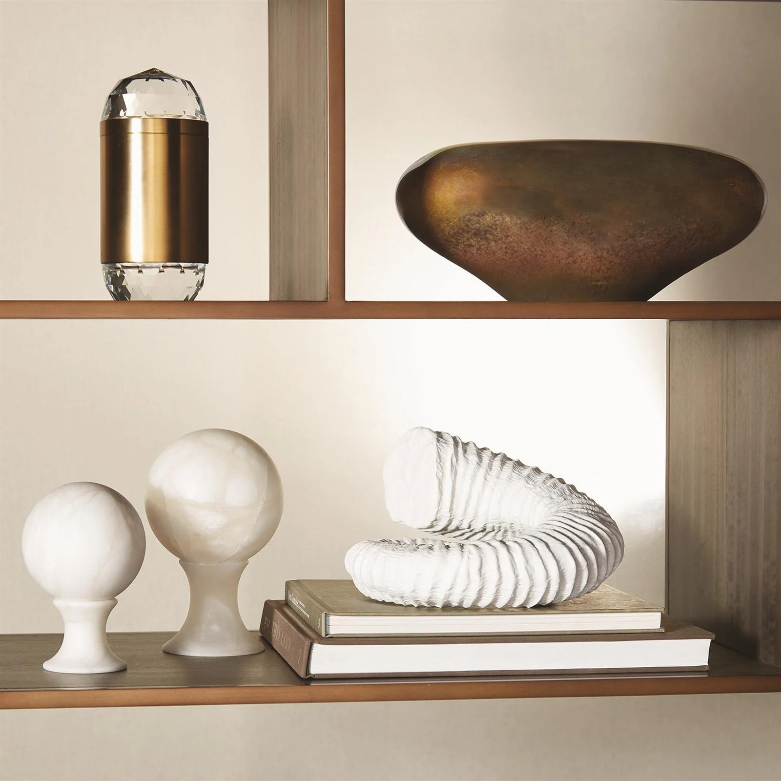 Global Views Alabaster Sphere Stand - Image 5