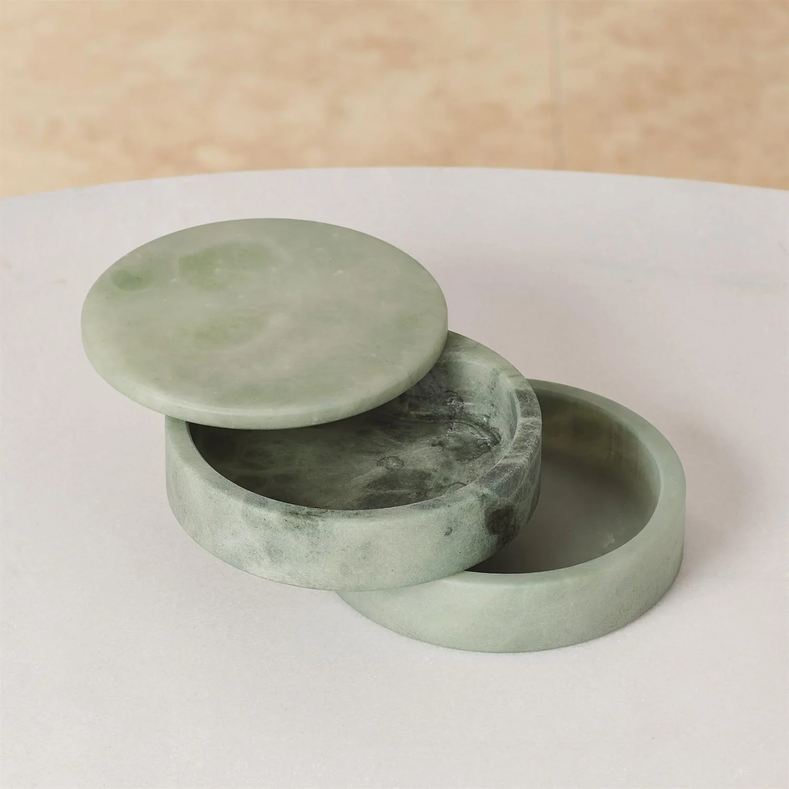 Global Views Alabaster Swivel Box - Image 8