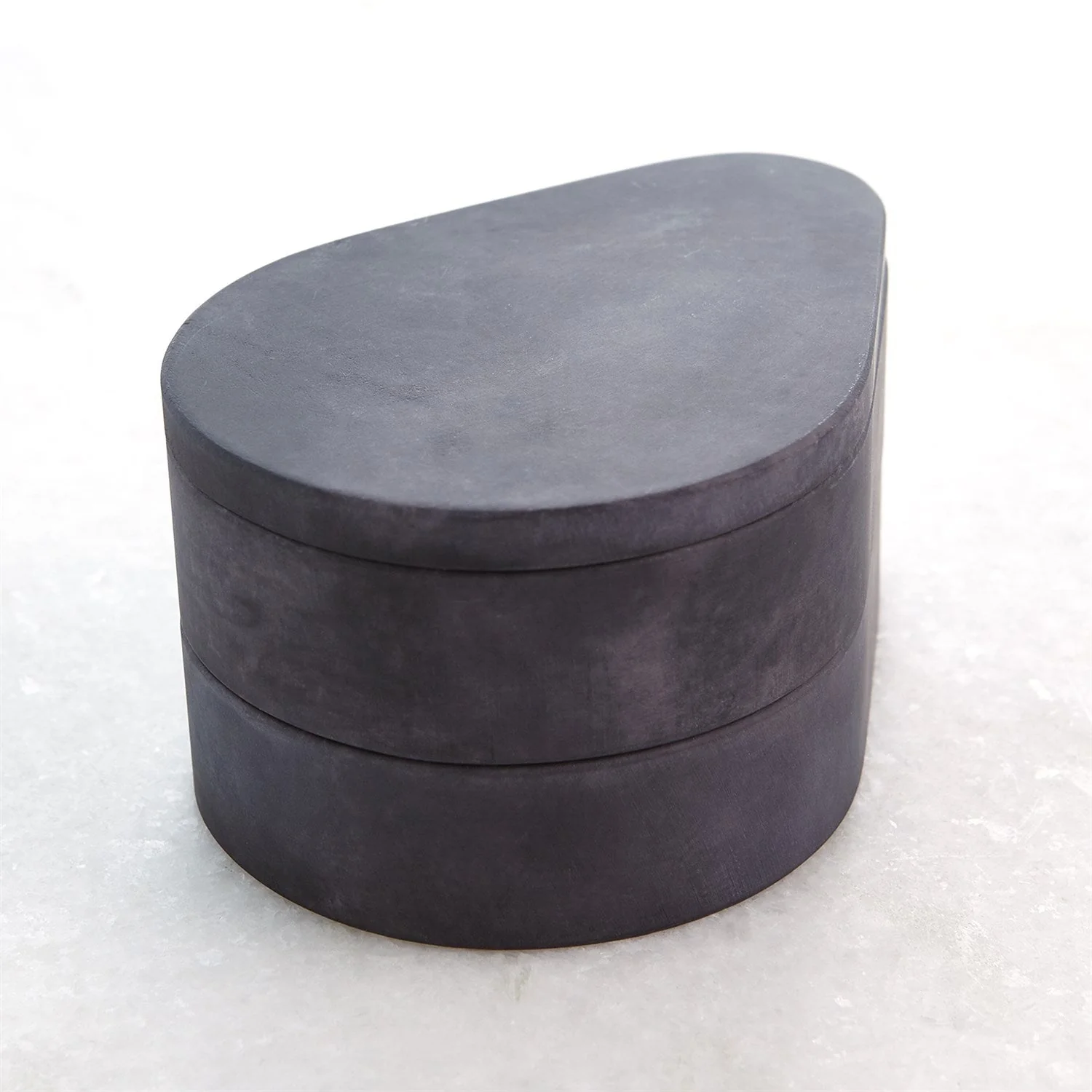 Global Views Alabaster Teardrop Double Box Swivel - Image 10