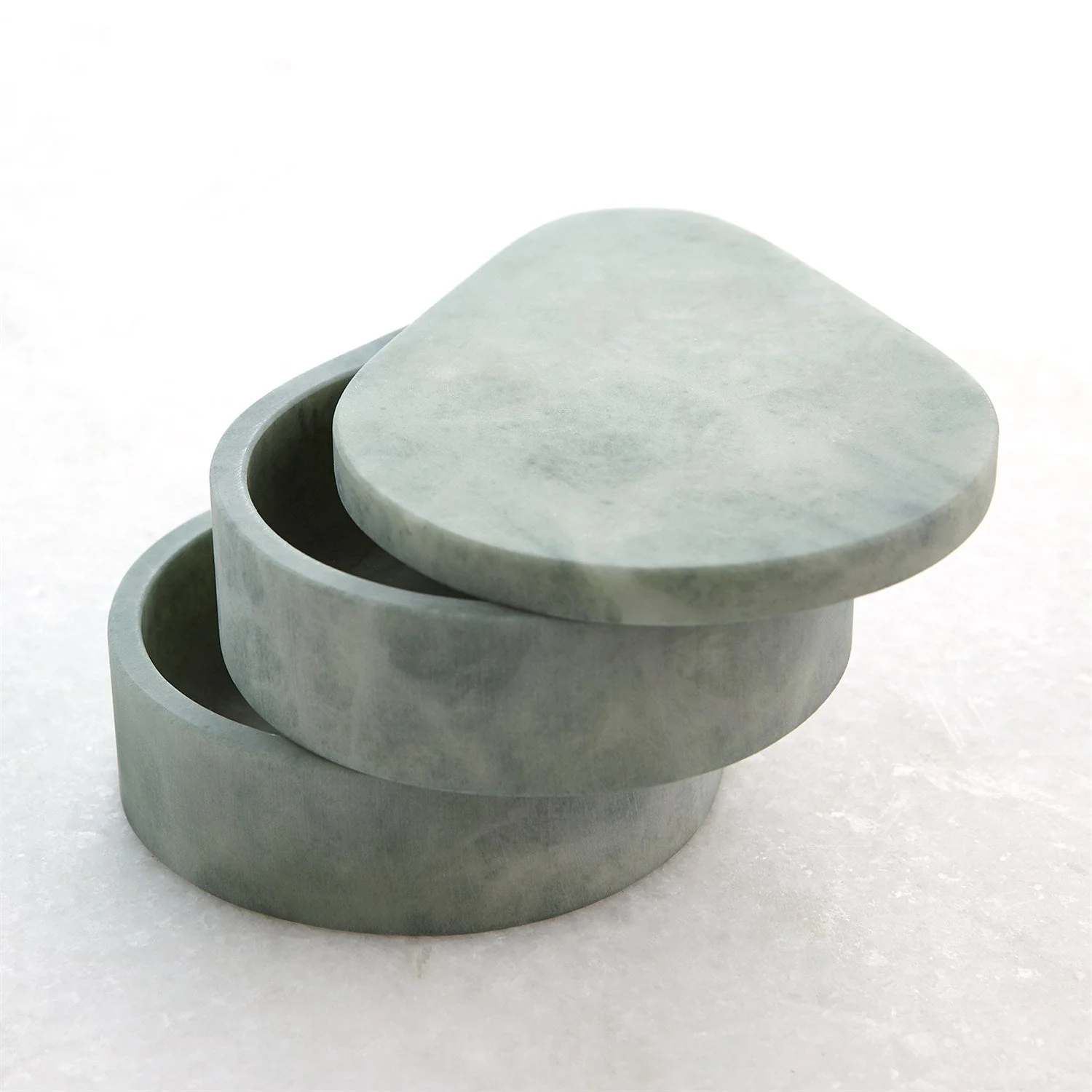 Global Views Alabaster Teardrop Double Box Swivel - Image 5