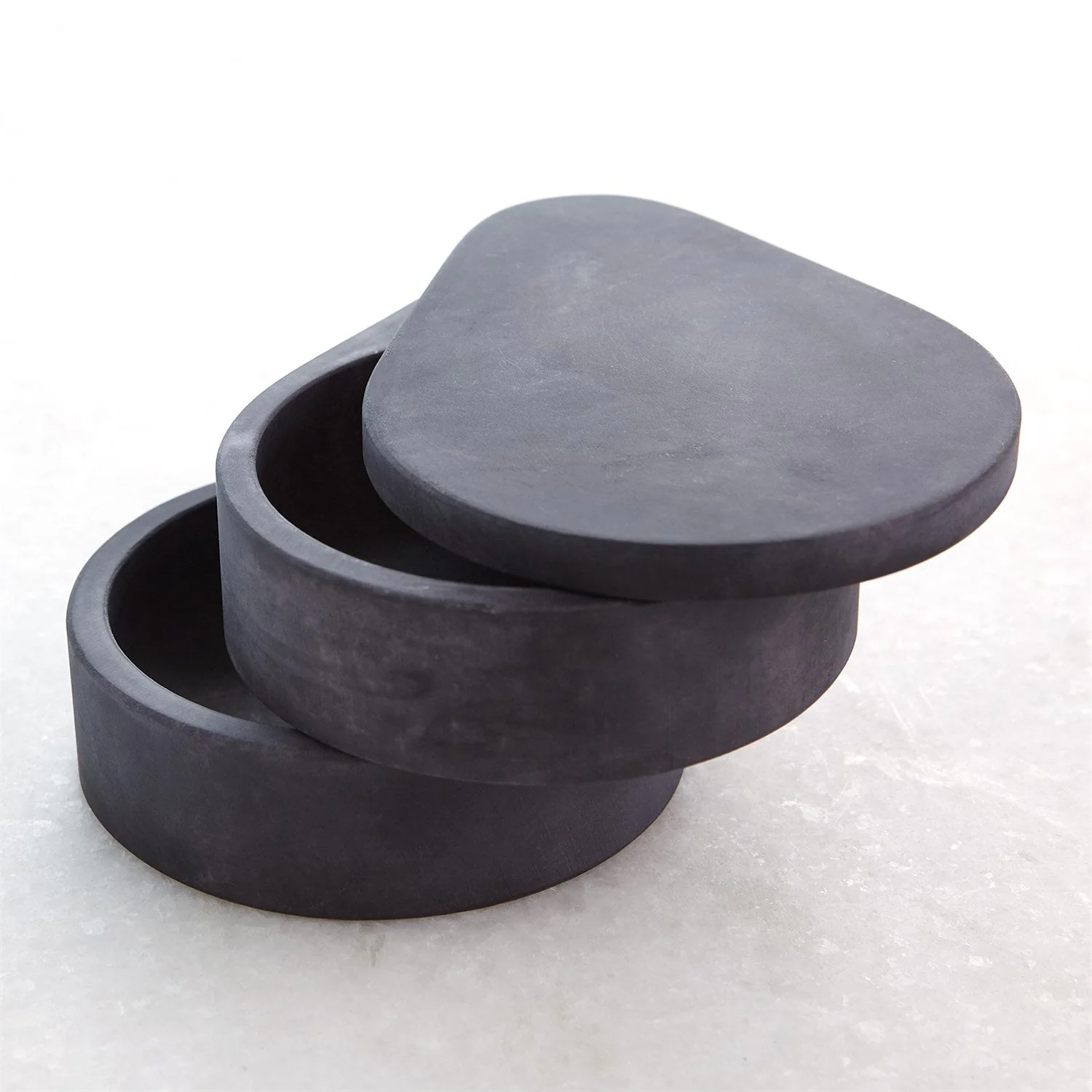 Global Views Alabaster Teardrop Double Box Swivel - Image 8