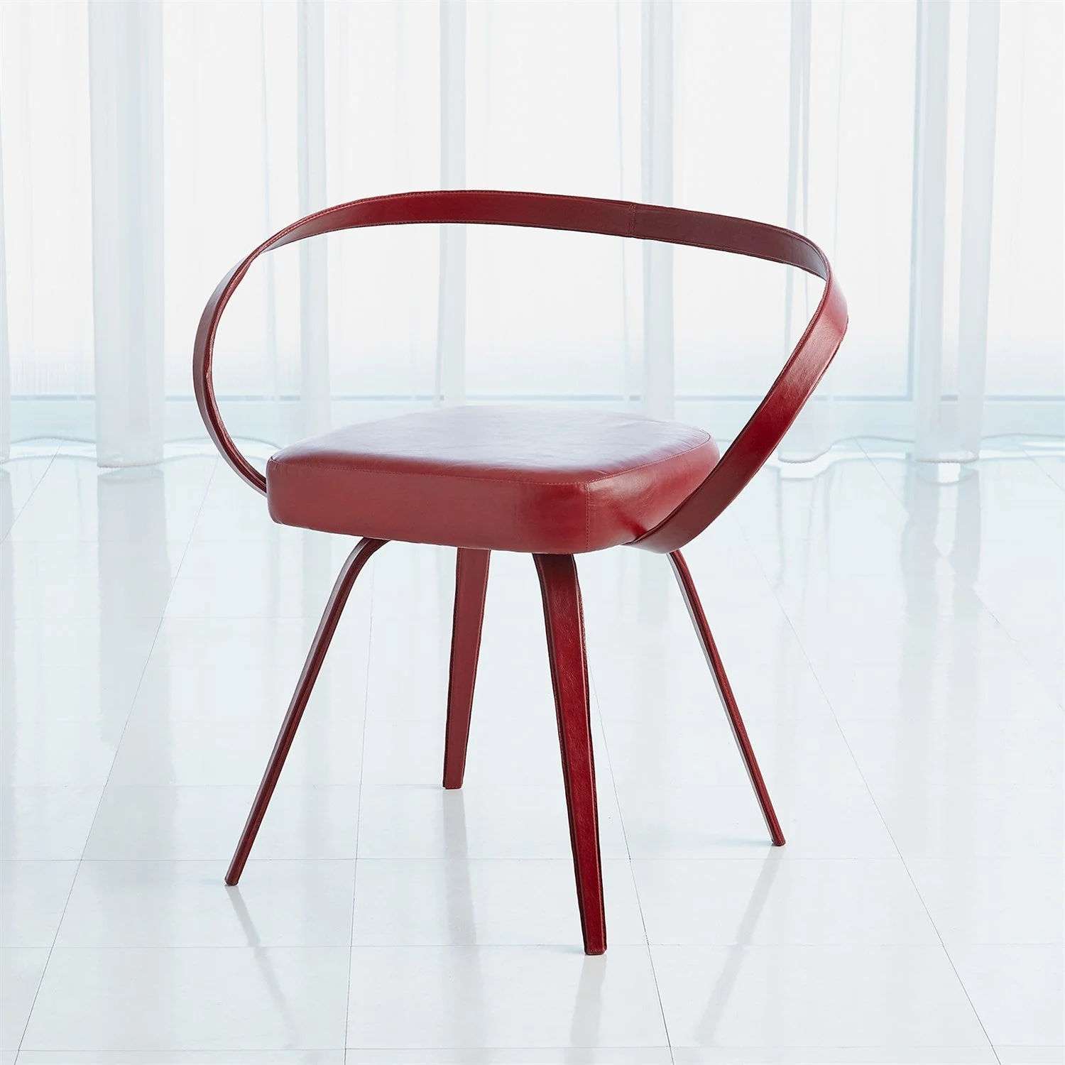 Global Views All Leather Chair - Image 17
