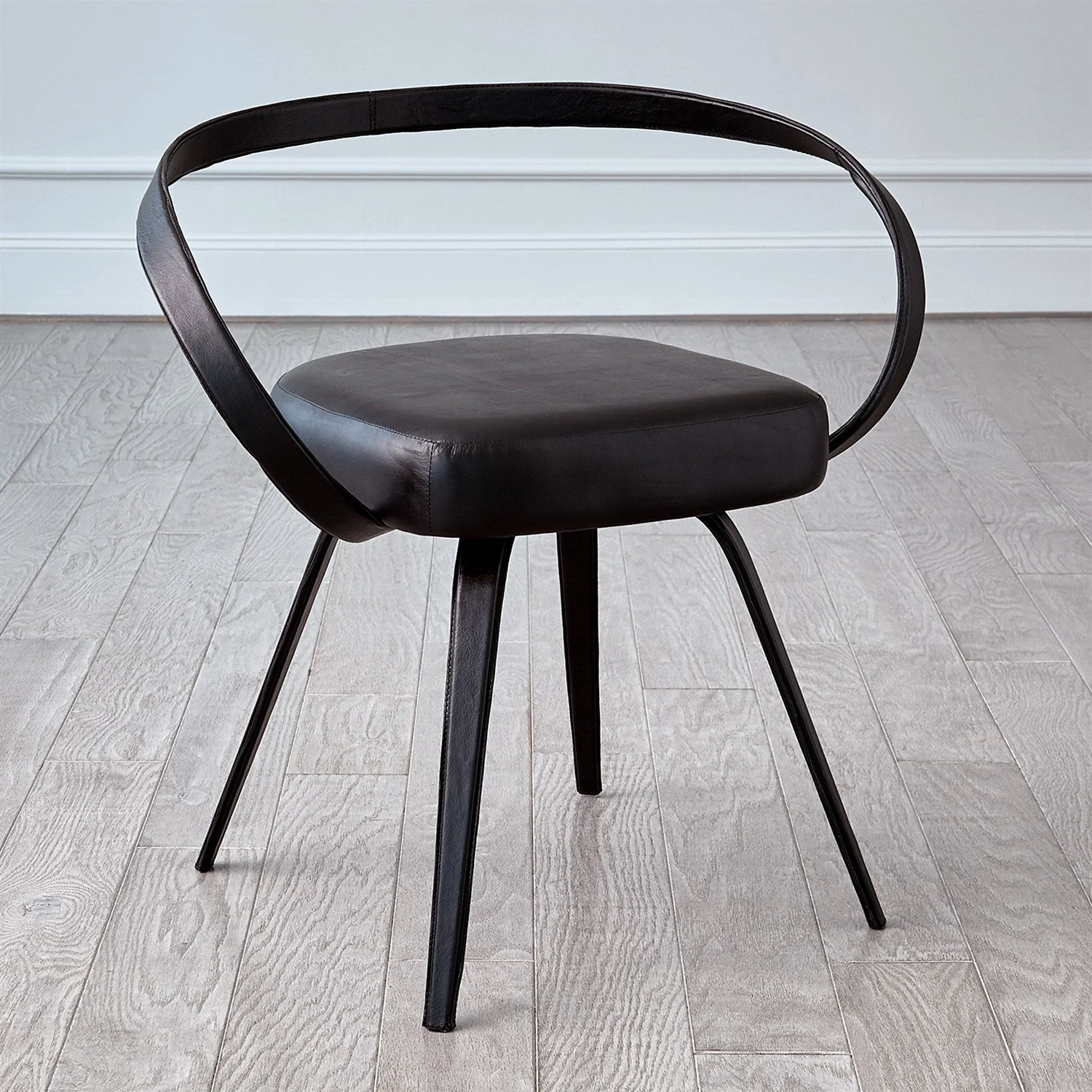 Global Views All Leather Chair - Image 3