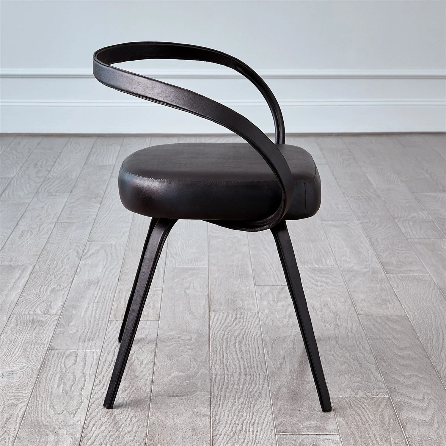 Global Views All Leather Chair - Image 4