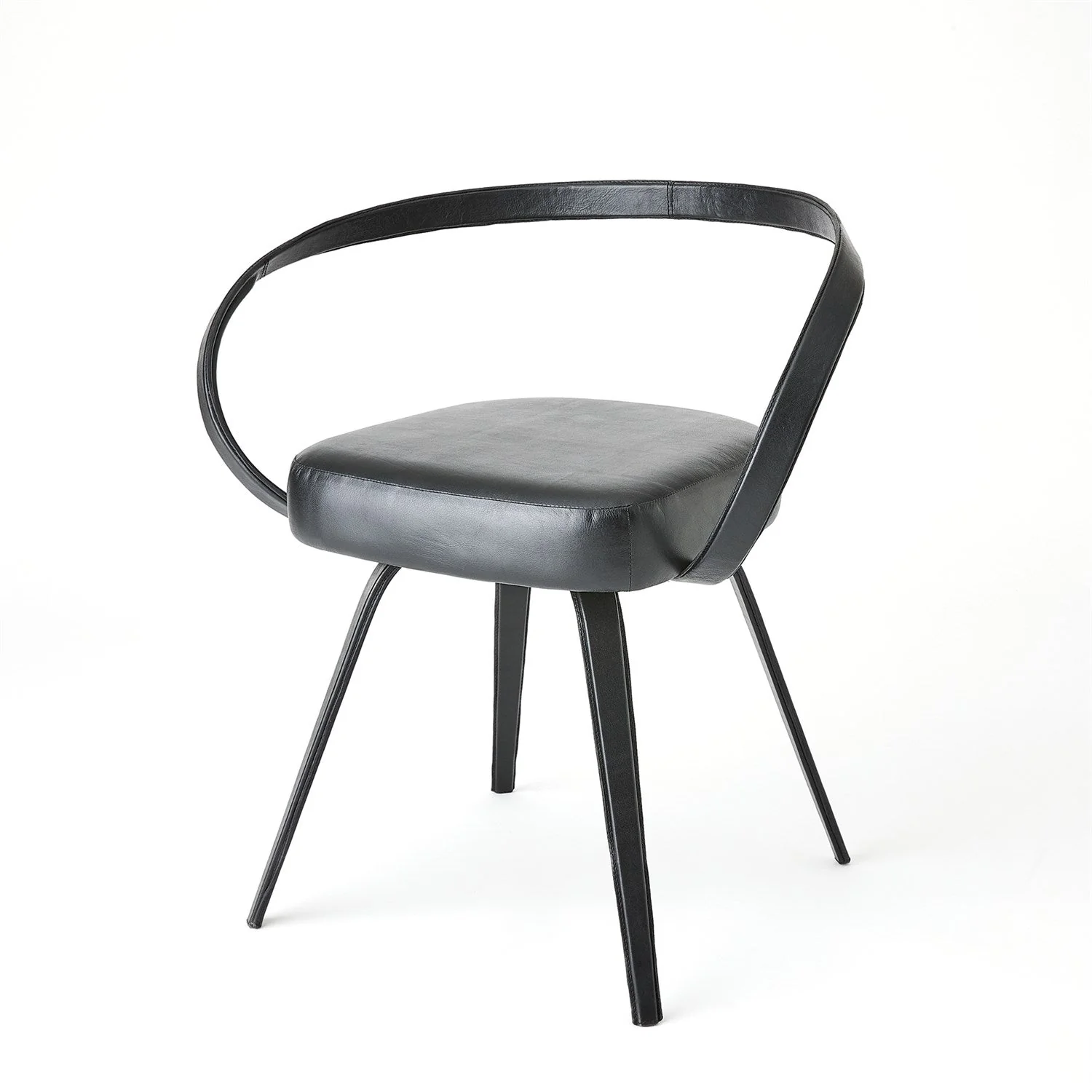 Global Views All Leather Chair - Image 5