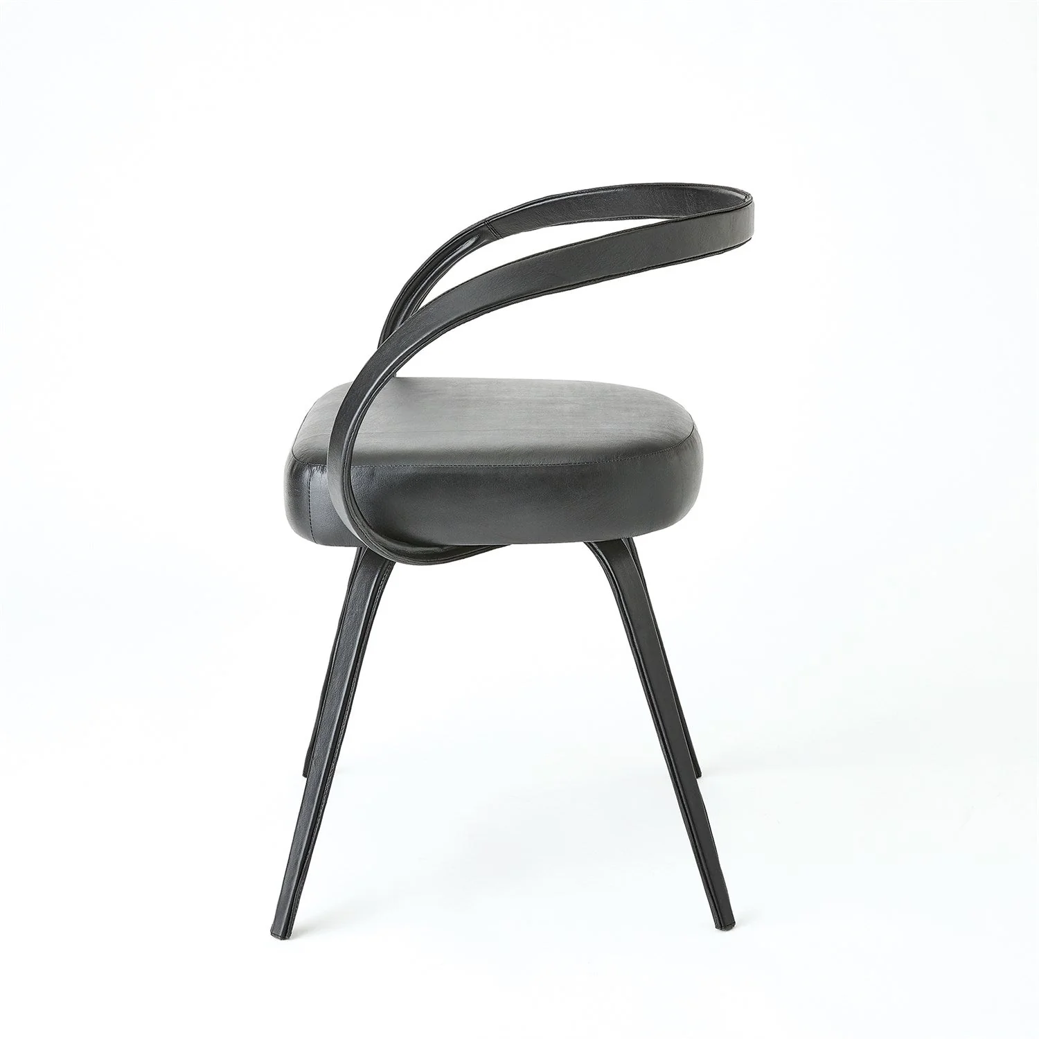 Global Views All Leather Chair - Image 7