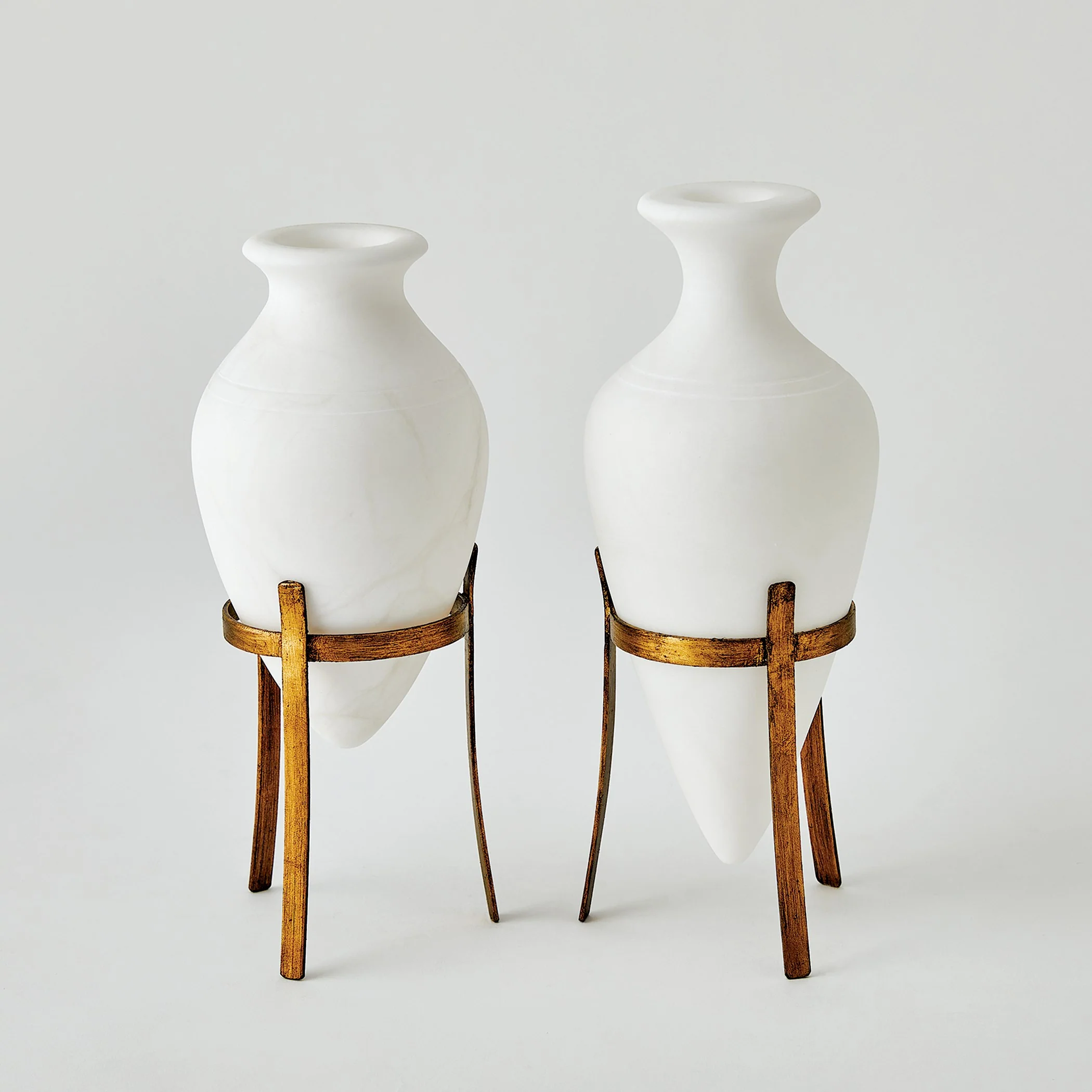 Global Views Amphora Alabaster Vase - Image 2