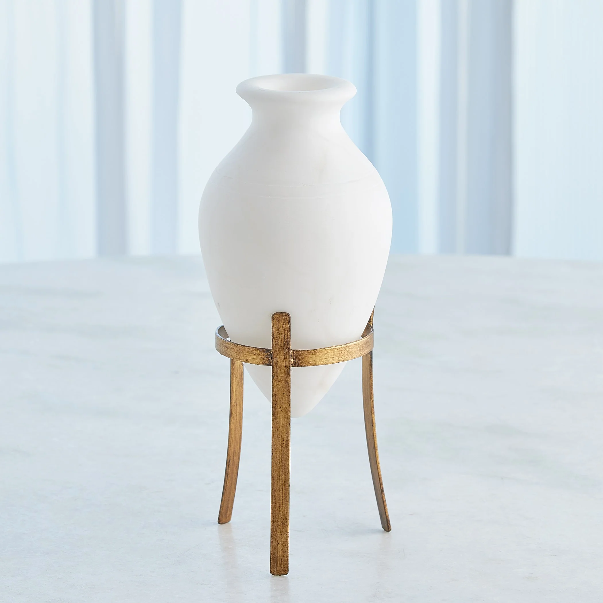 Global Views Amphora Alabaster Vase - Image 3