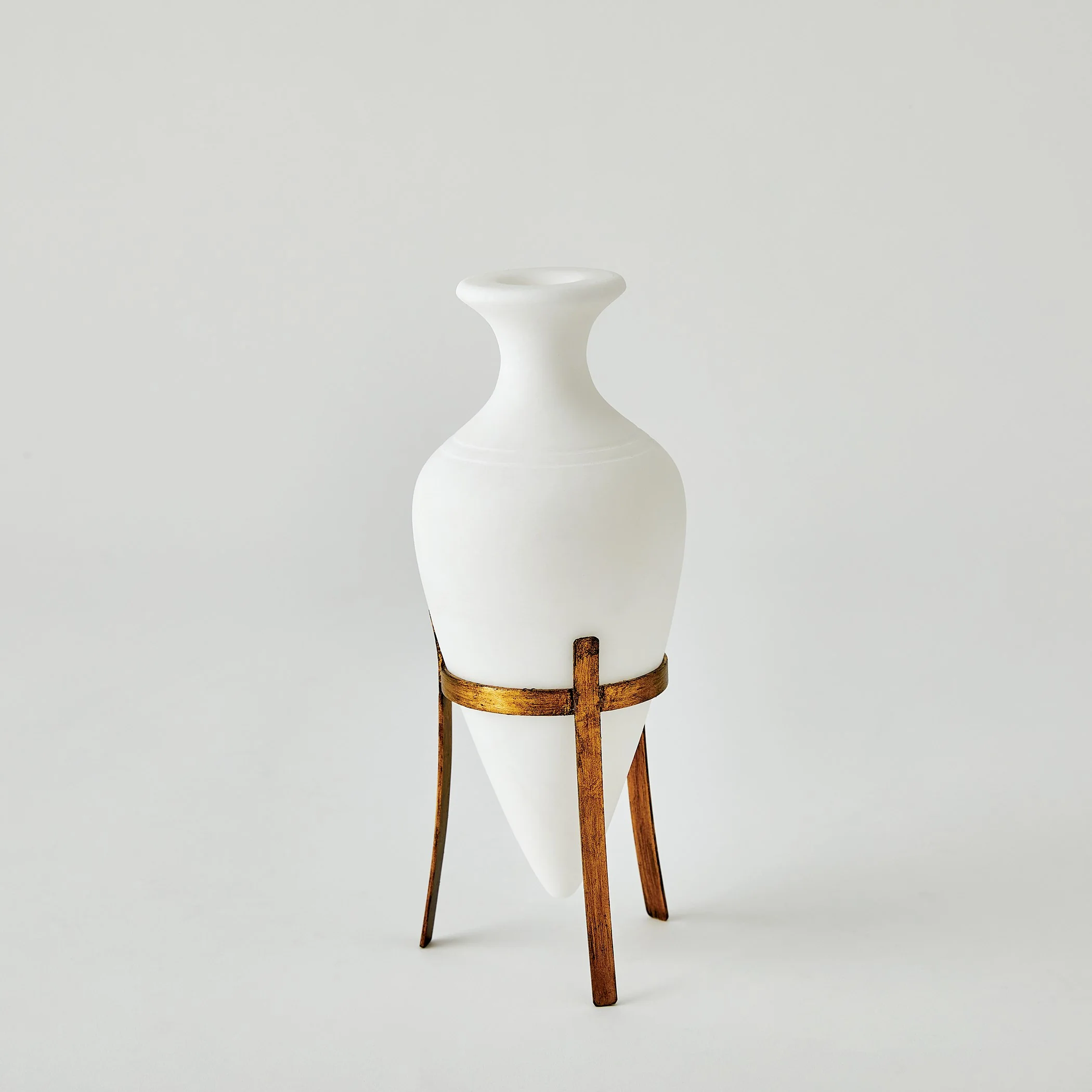 Global Views Amphora Alabaster Vase - Image 6