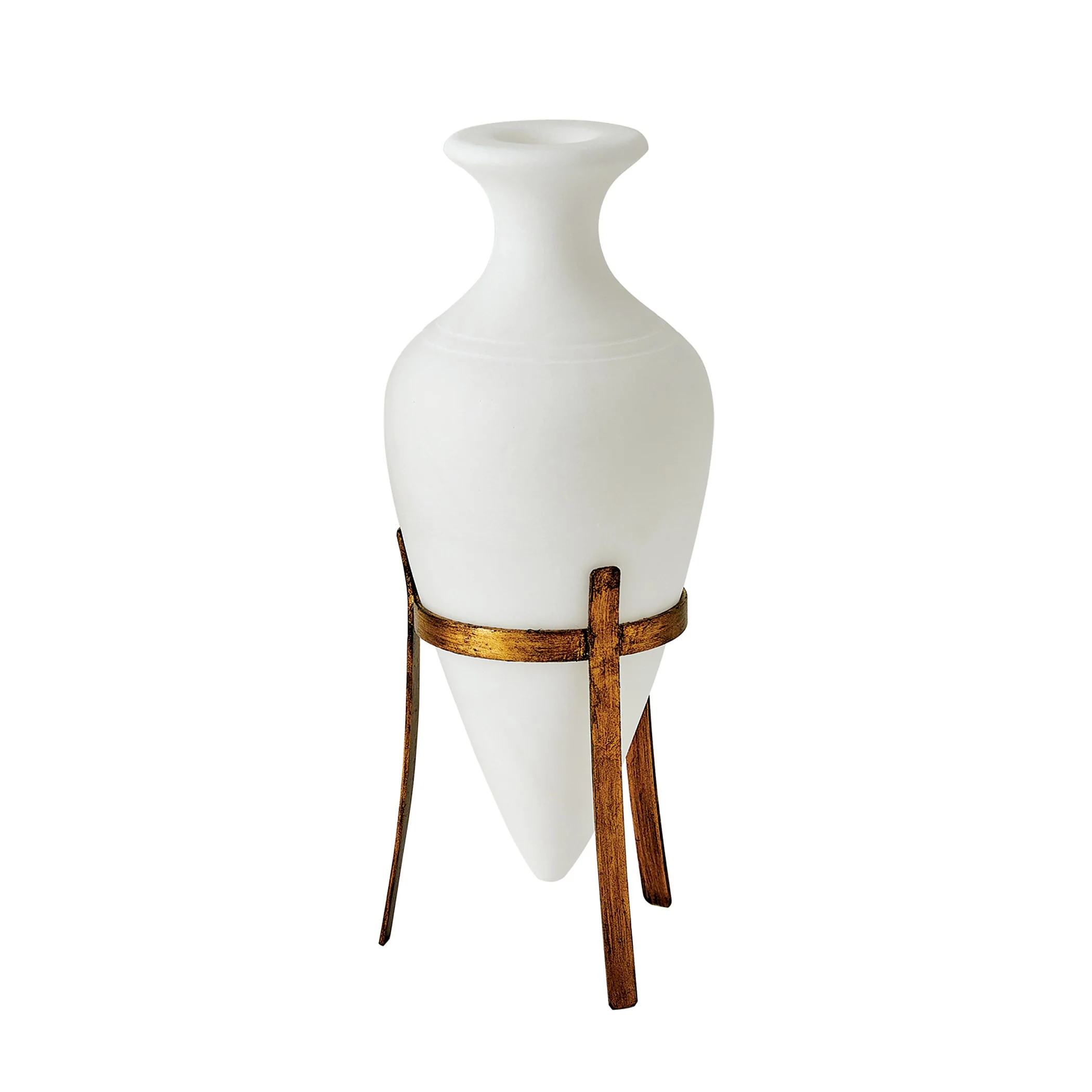 Global Views Amphora Alabaster Vase - Image 7