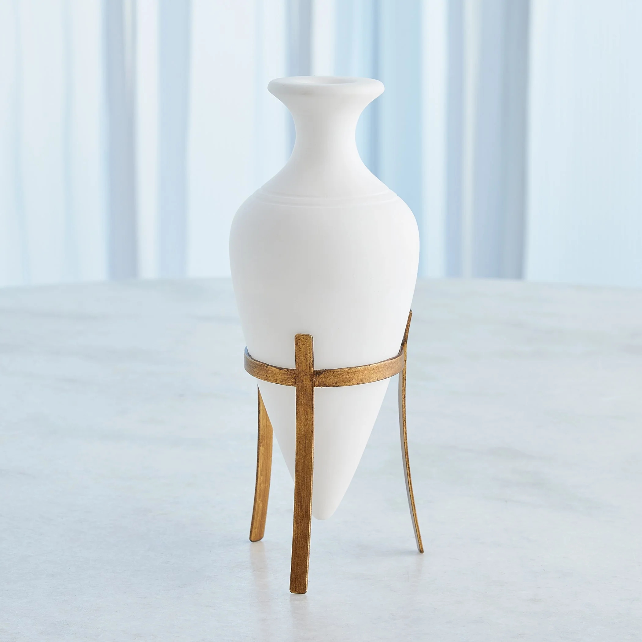 Global Views Amphora Alabaster Vase - Image 8