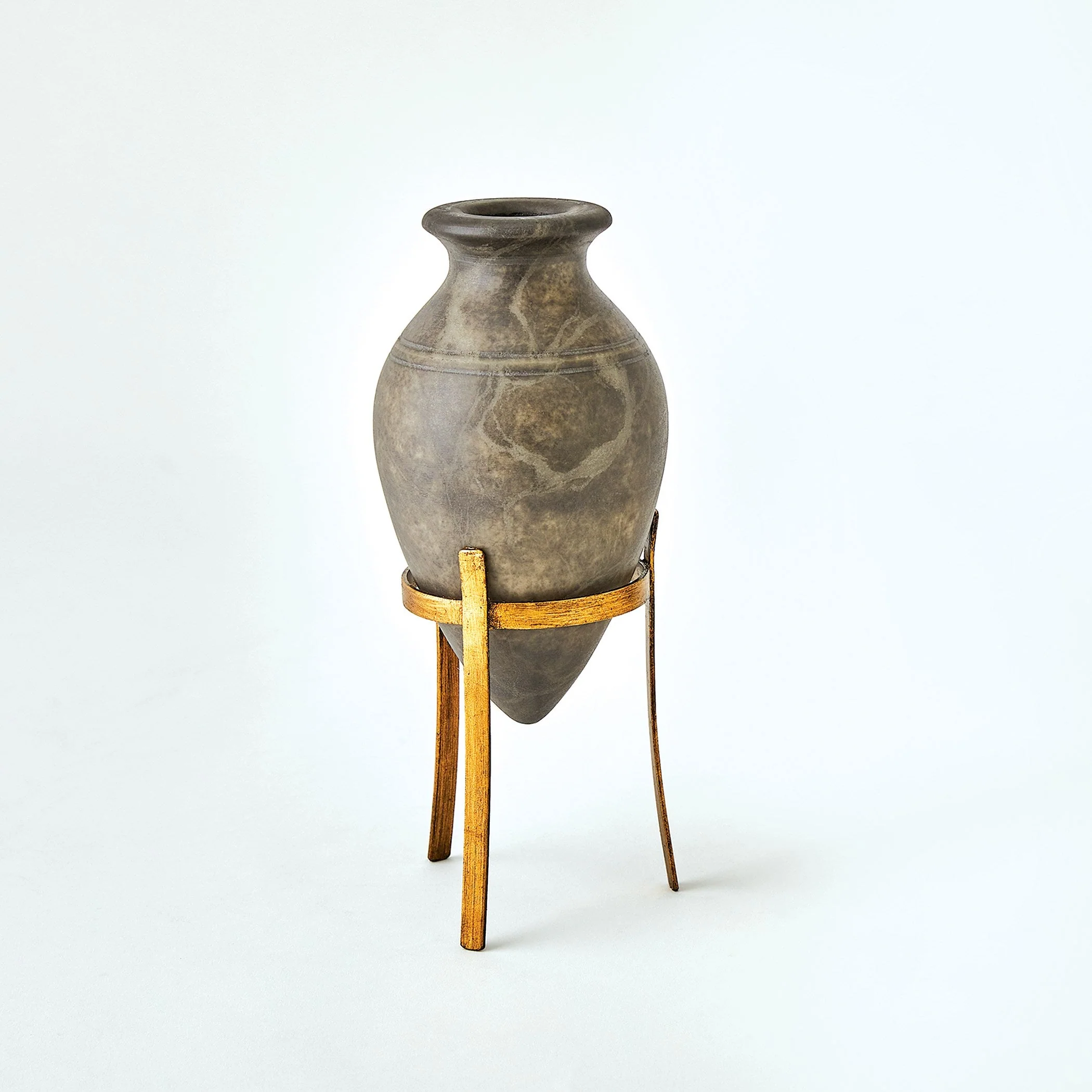 Global Views Amphora Alabaster Vase - Image 9