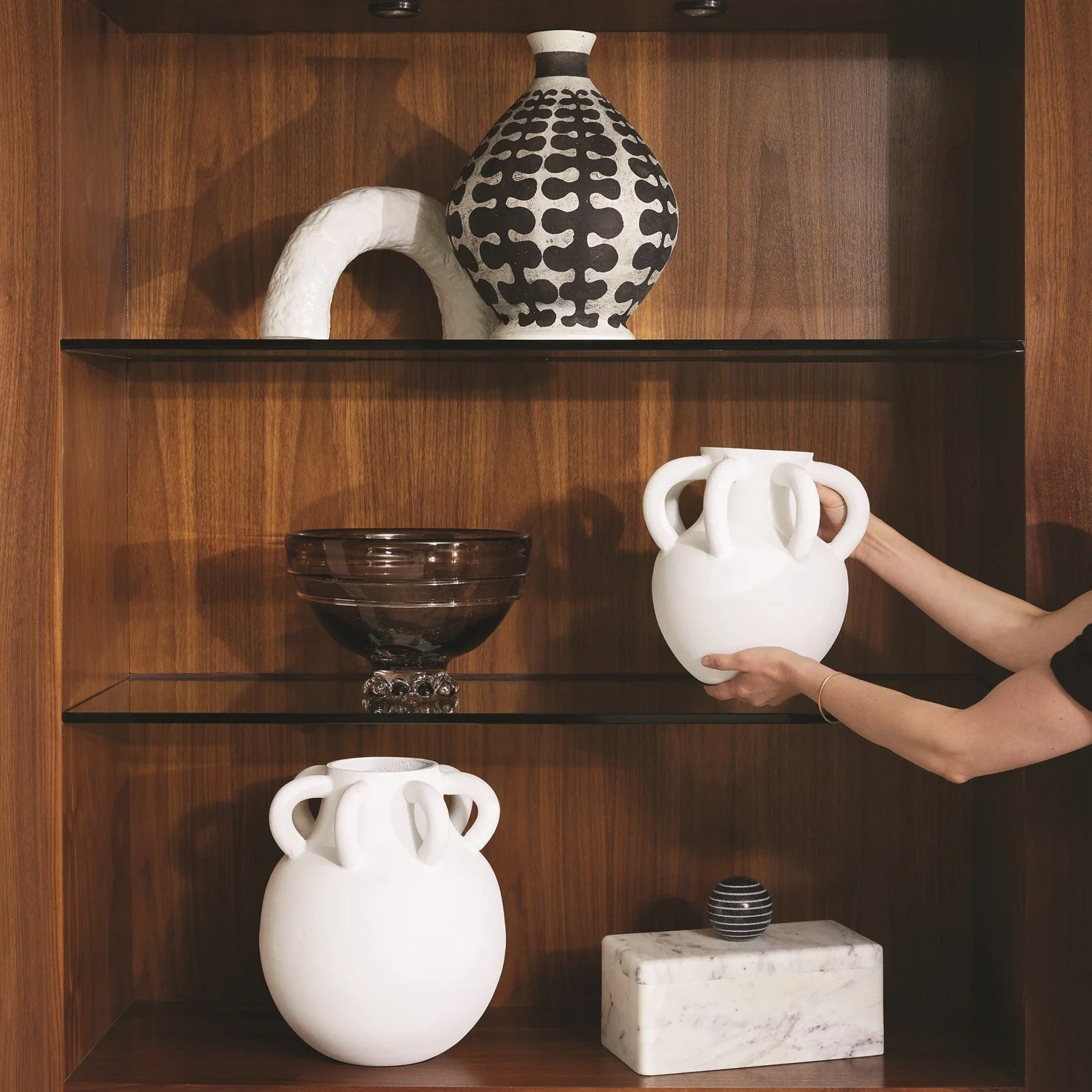Global Views Amphora Loop Vase - Image 5