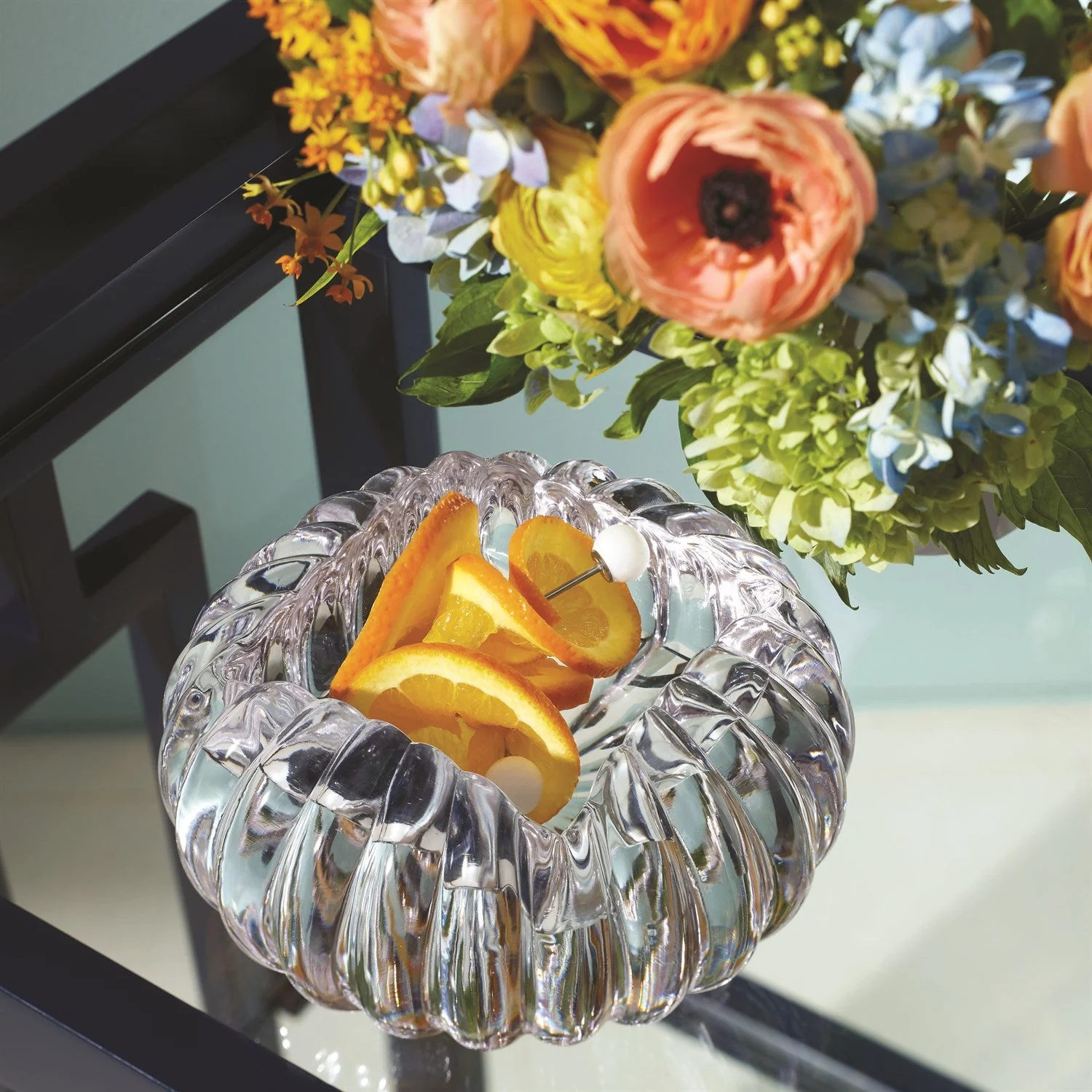 Global Views Anemone Glass Bowl - Image 2