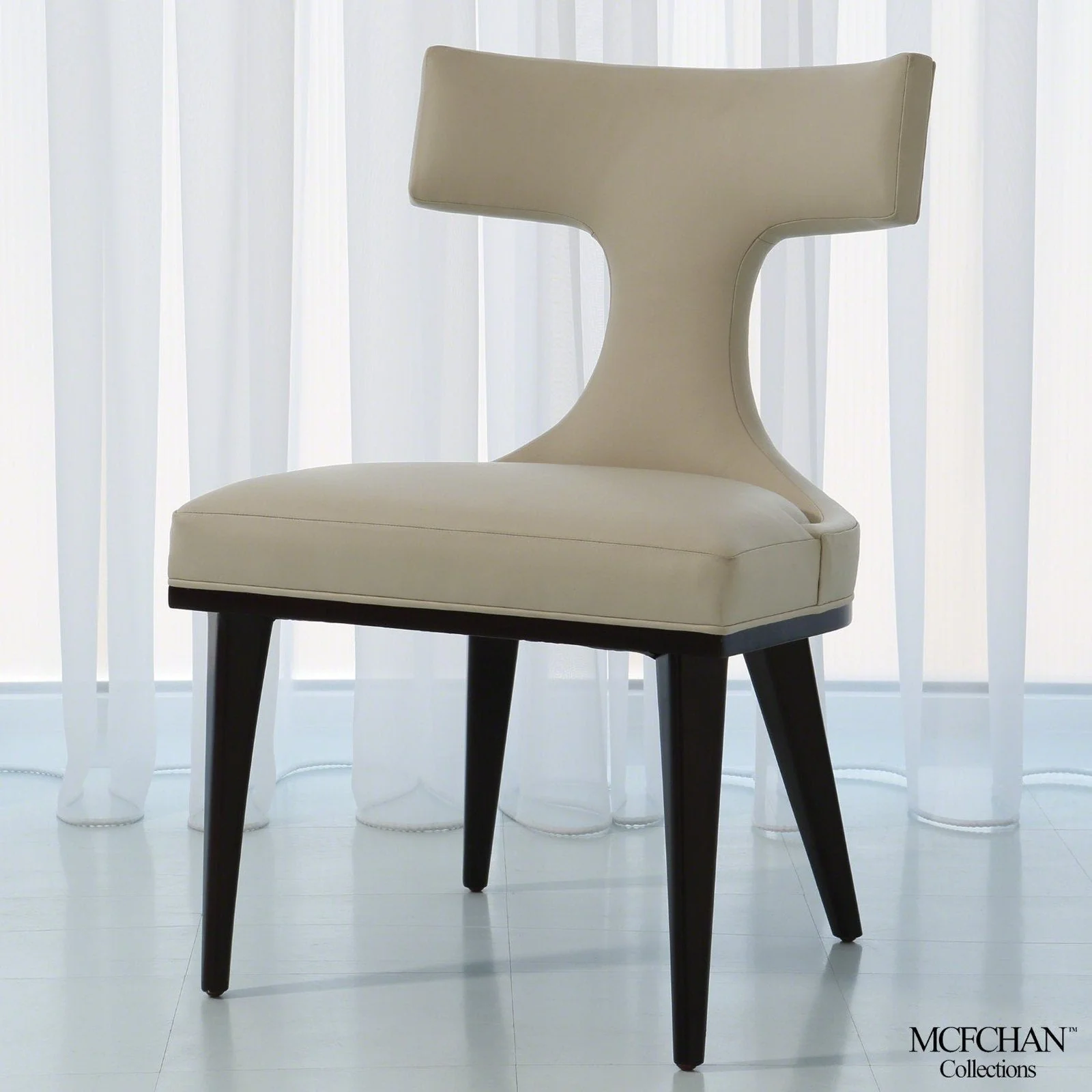 Global Views Anvil Back Dining Chair - Image 3