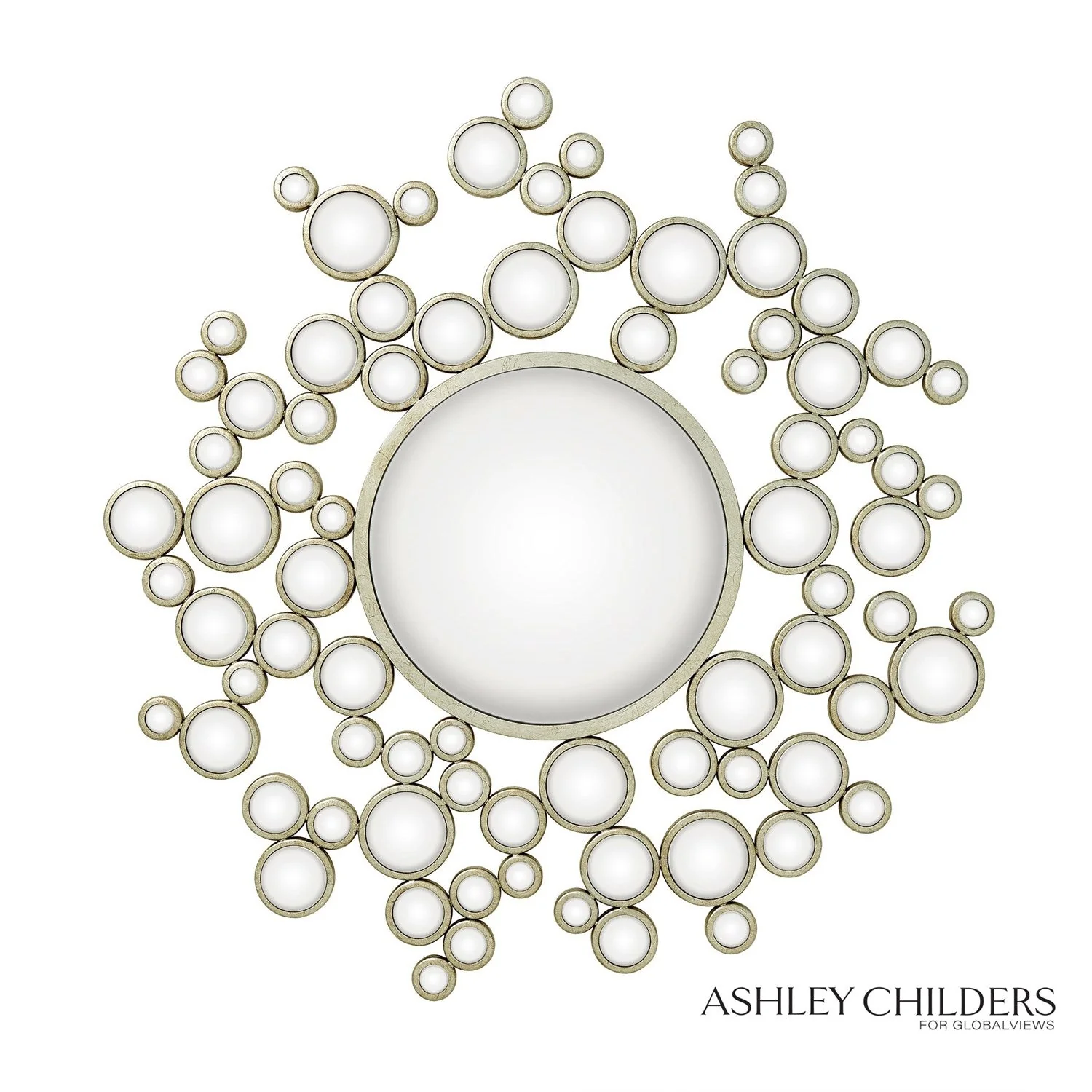 Global Views Aquarius Mirror by Ashley Childers - Image 4