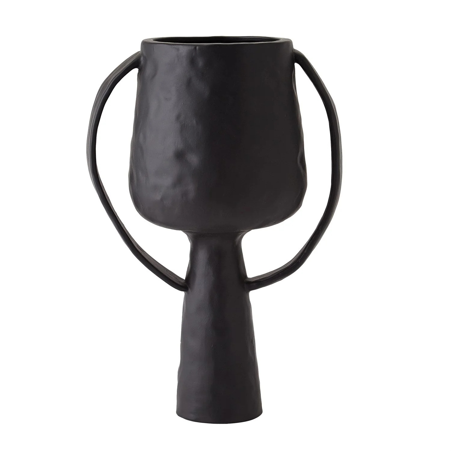 Global Views Aquitaine Vase - Matte Black - Image 3