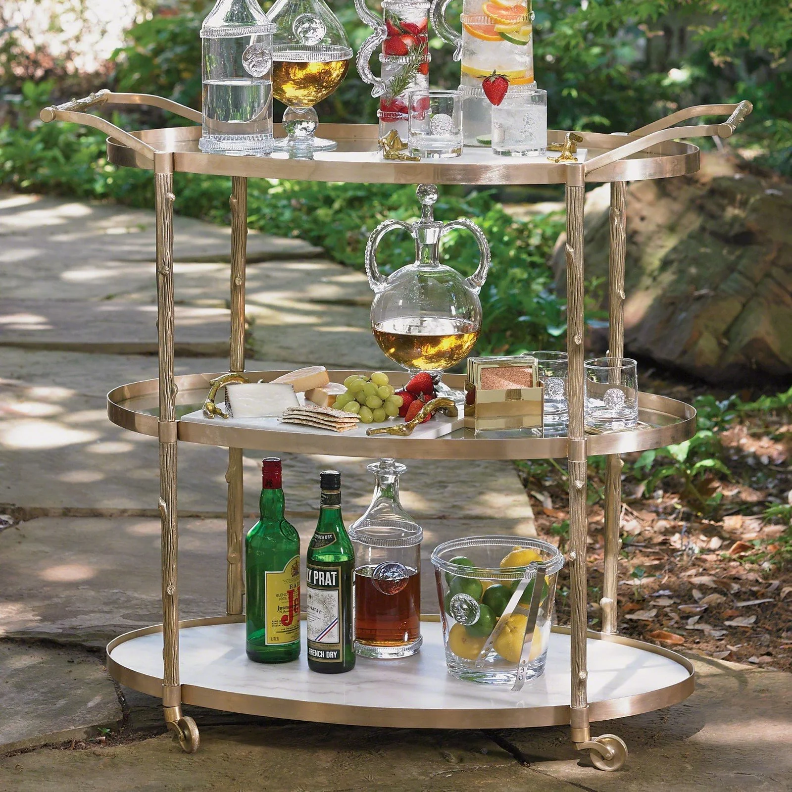 Global Views Arbor Bar Cart - Image 2