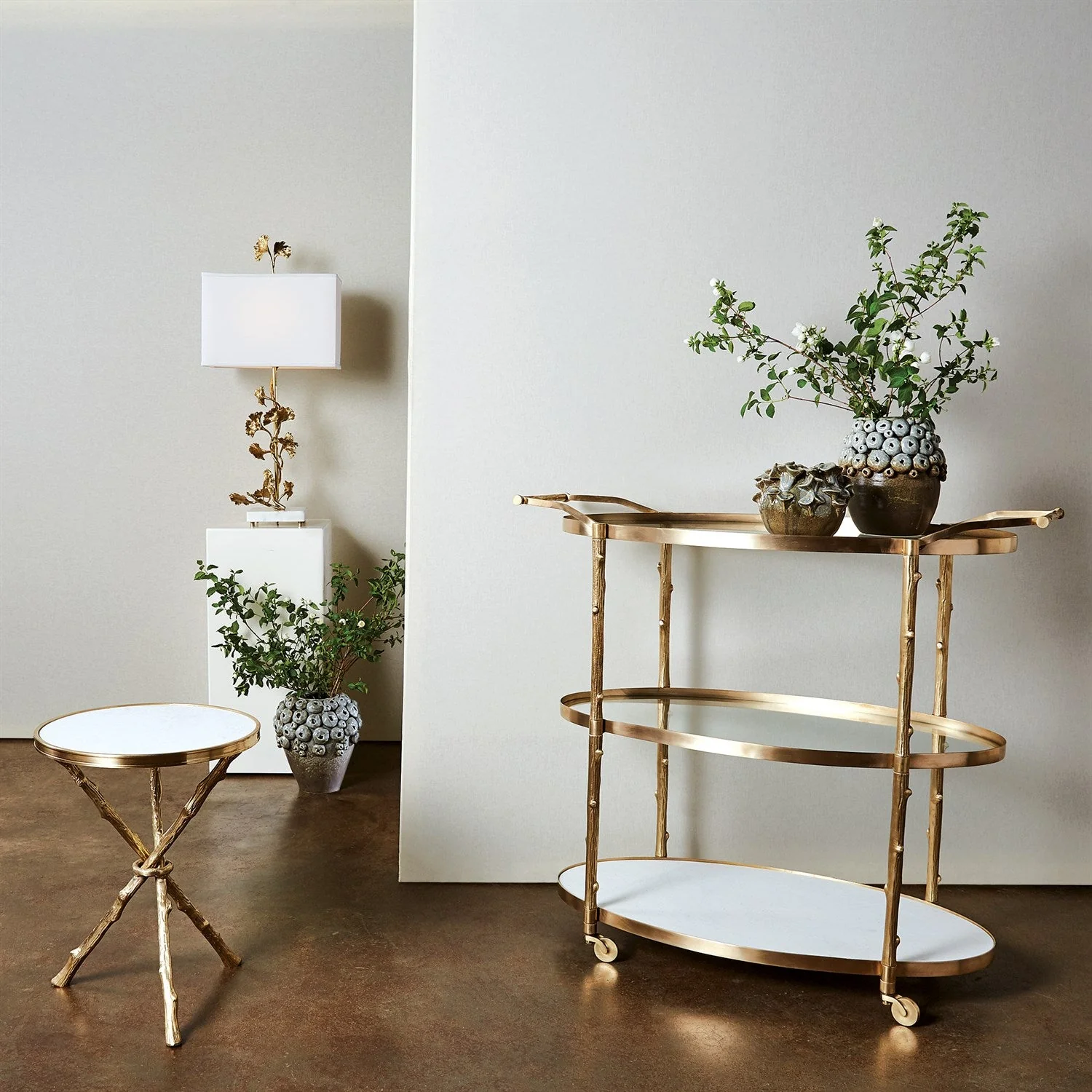 Global Views Arbor Bar Cart - Image 3